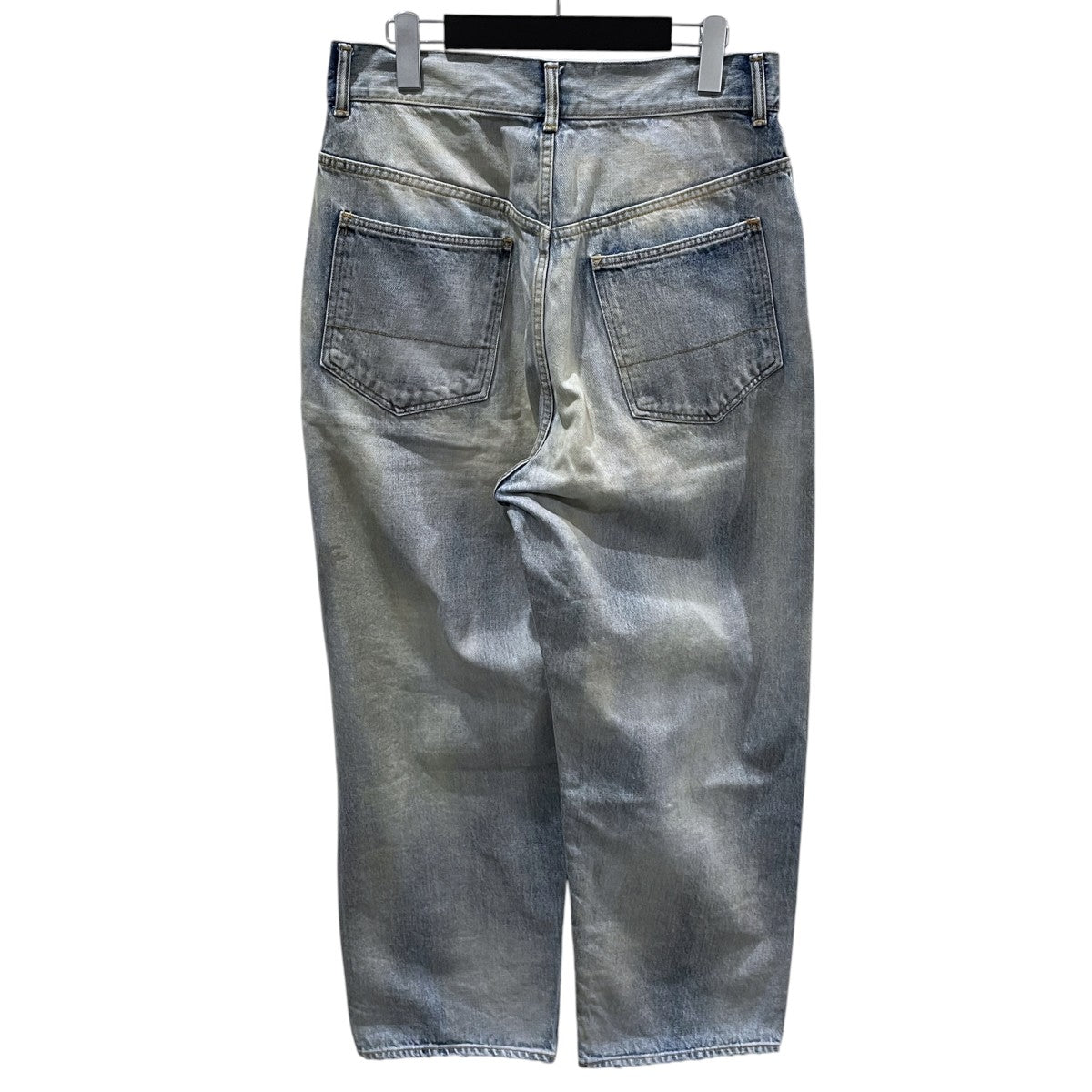 24AW 加工デニムパンツ P／TAPERED 5P DENIM PANTS ピー テーパード ファイブポケット デニムパンツ ANC-PT57-B