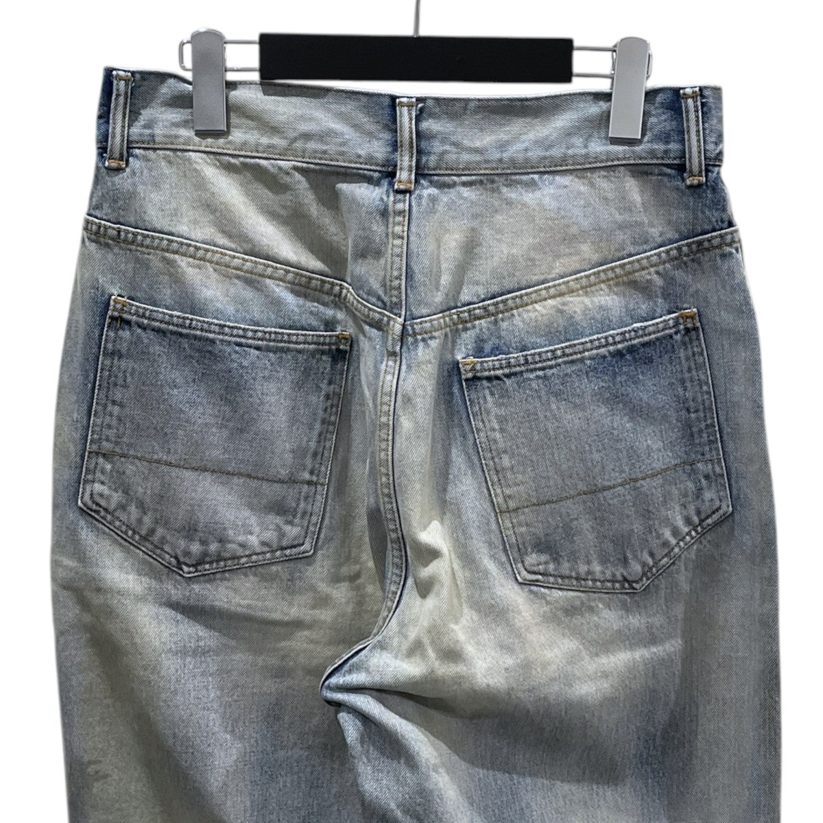 24AW 加工デニムパンツ P／TAPERED 5P DENIM PANTS ピー テーパード ファイブポケット デニムパンツ ANC-PT57-B