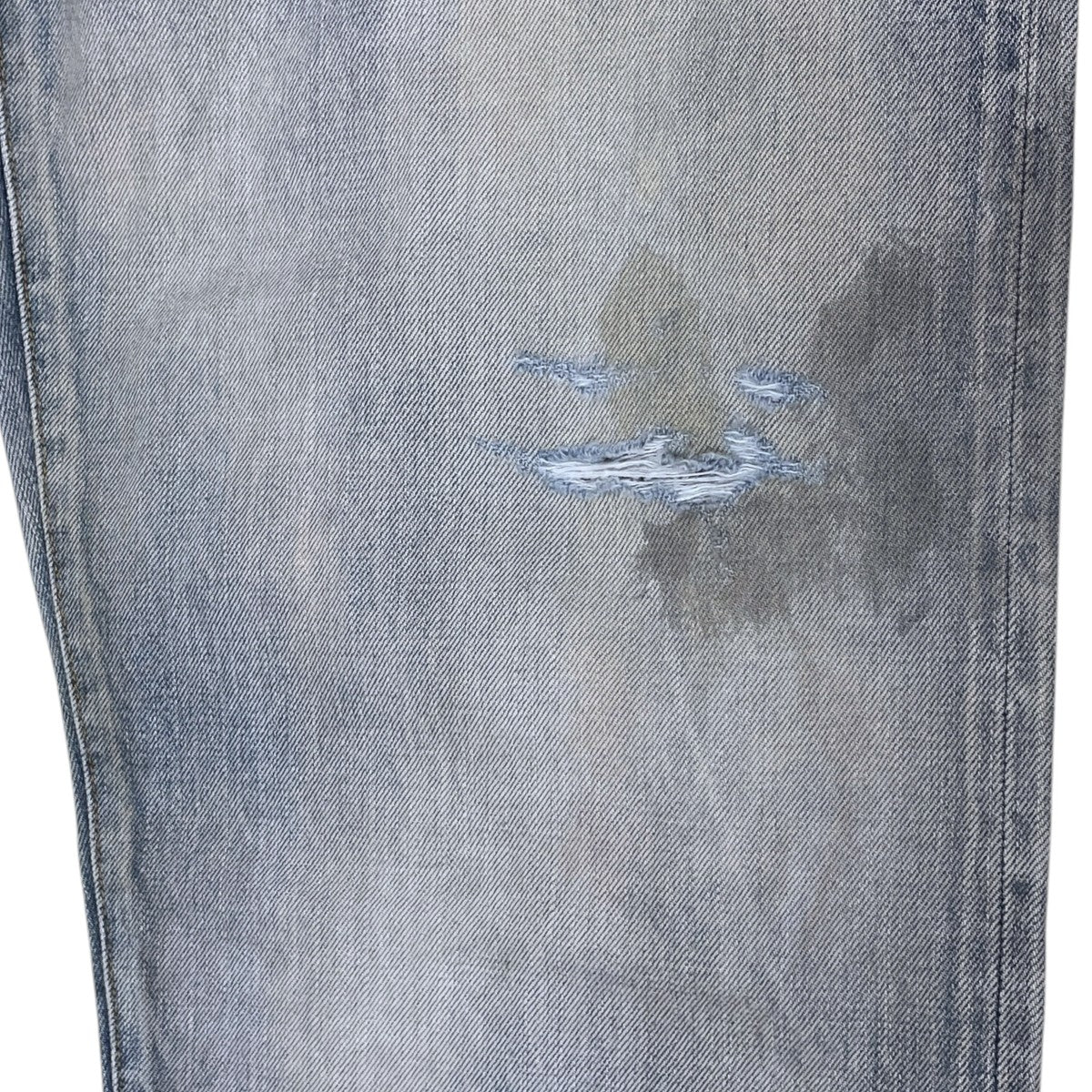 24AW 加工デニムパンツ P／TAPERED 5P DENIM PANTS ピー テーパード ファイブポケット デニムパンツ ANC-PT57-B