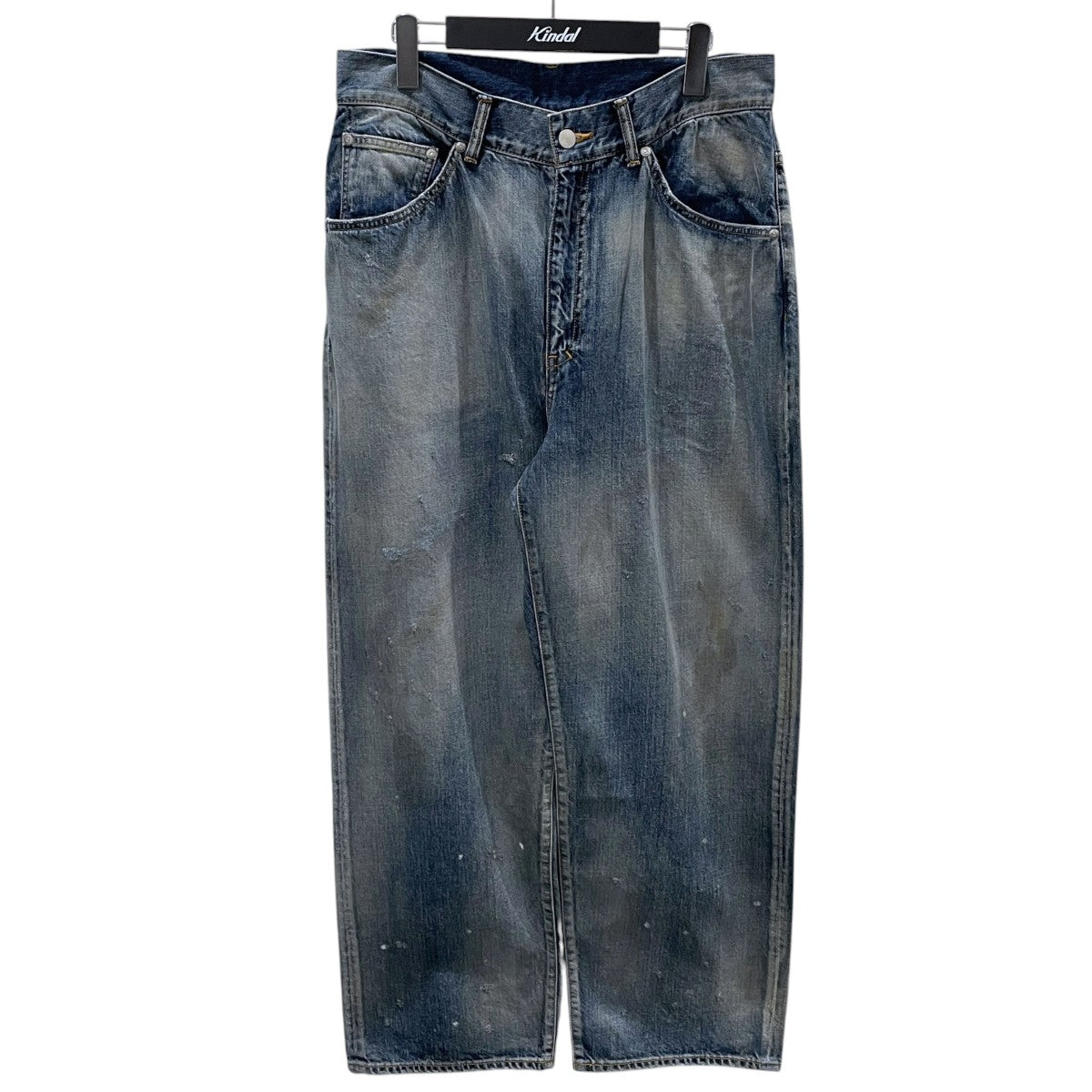25SS 加工デニムパンツ TAPERED 5P DENIM PANTS テーパード5ポケットデニムパン ANC-PT75