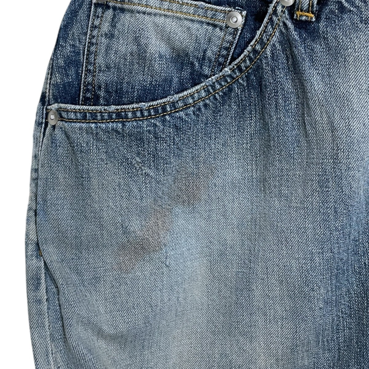25SS 加工デニムパンツ TAPERED 5P DENIM PANTS テーパード5ポケットデニムパン ANC-PT75