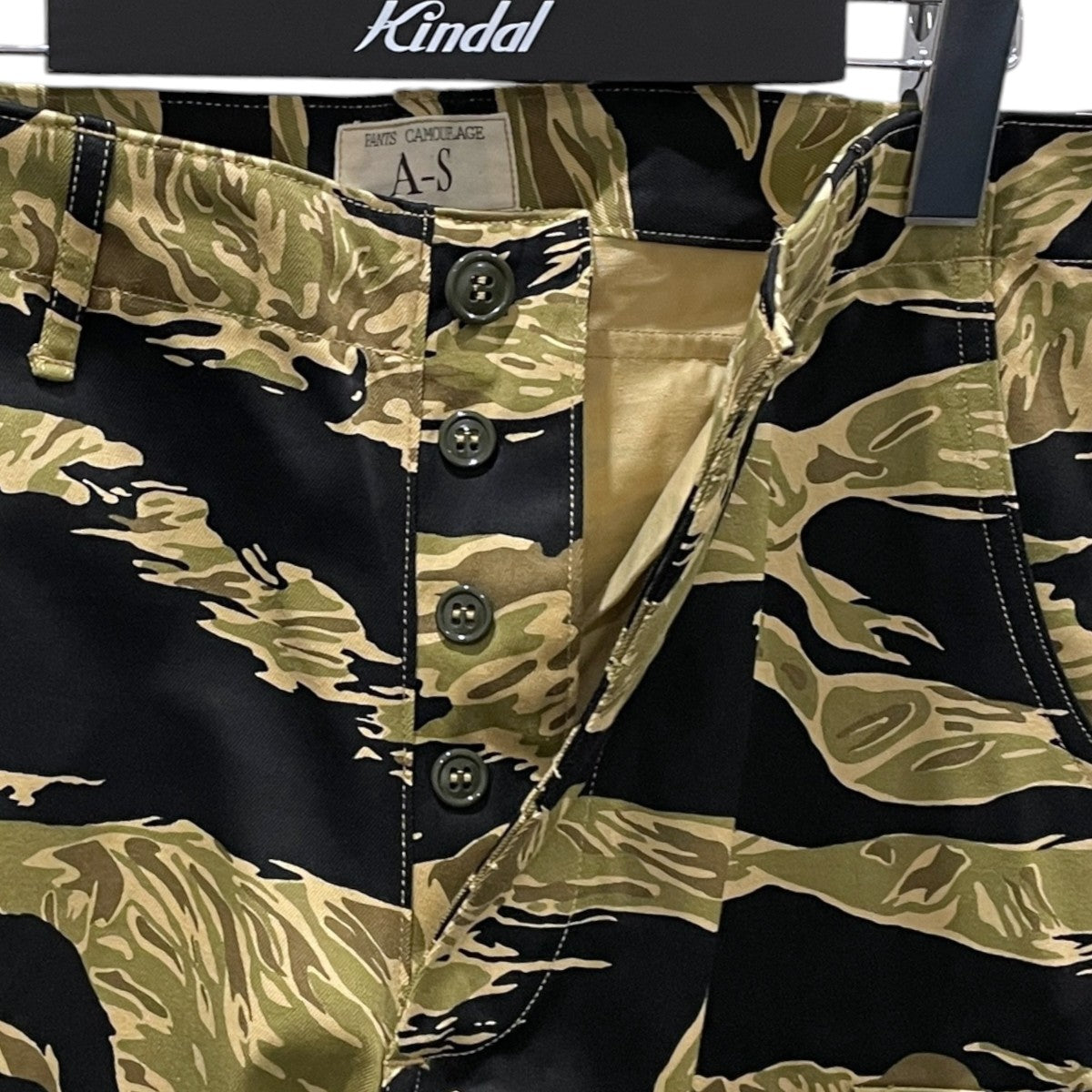24AW カモフラ柄パンツ GOLD TIGER STRIPE TROUSERS SHORT LENGTH ゴールド タイガー ストライプ トラウザーズ ショートレングス BR42502