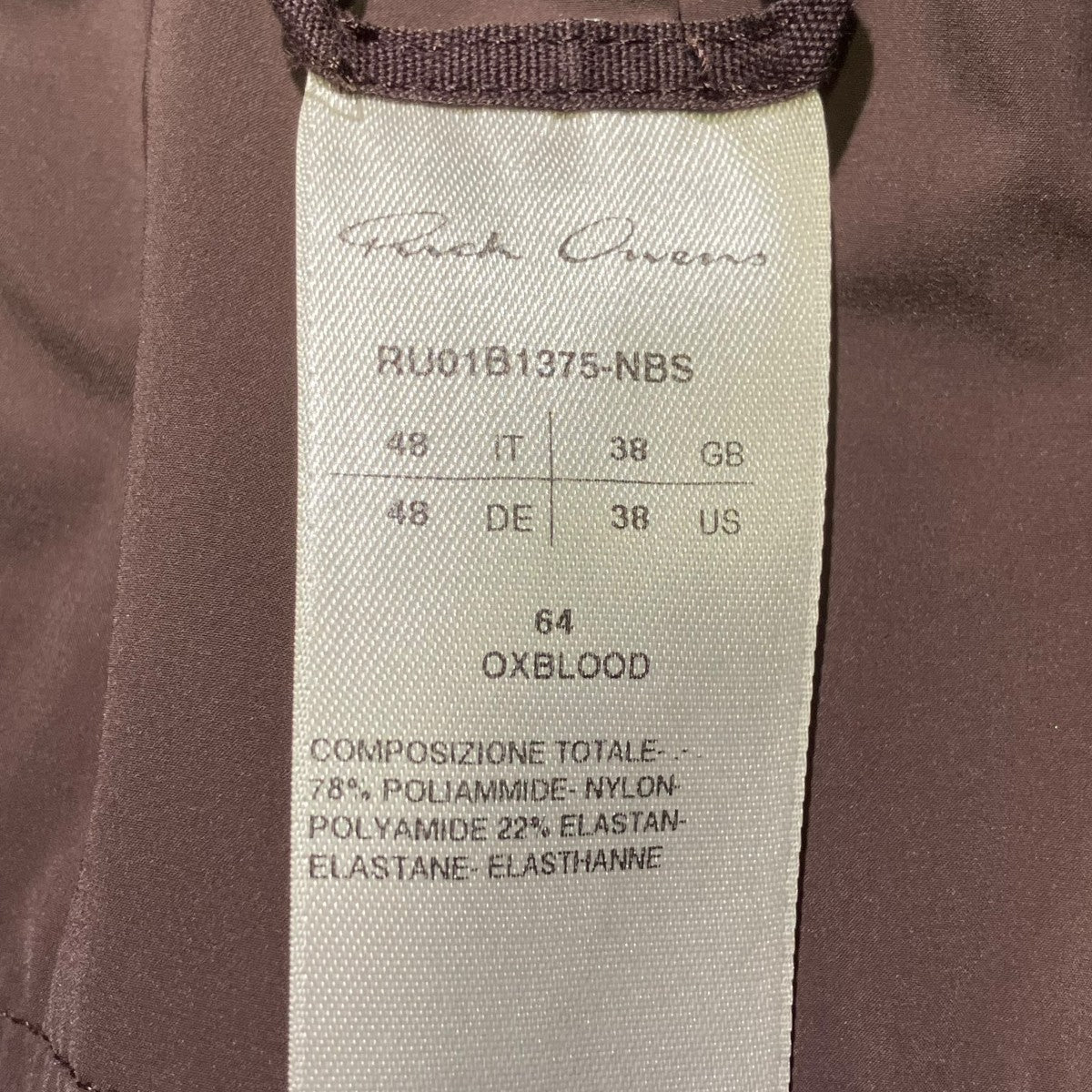 パンツRU01B1375-NBS
