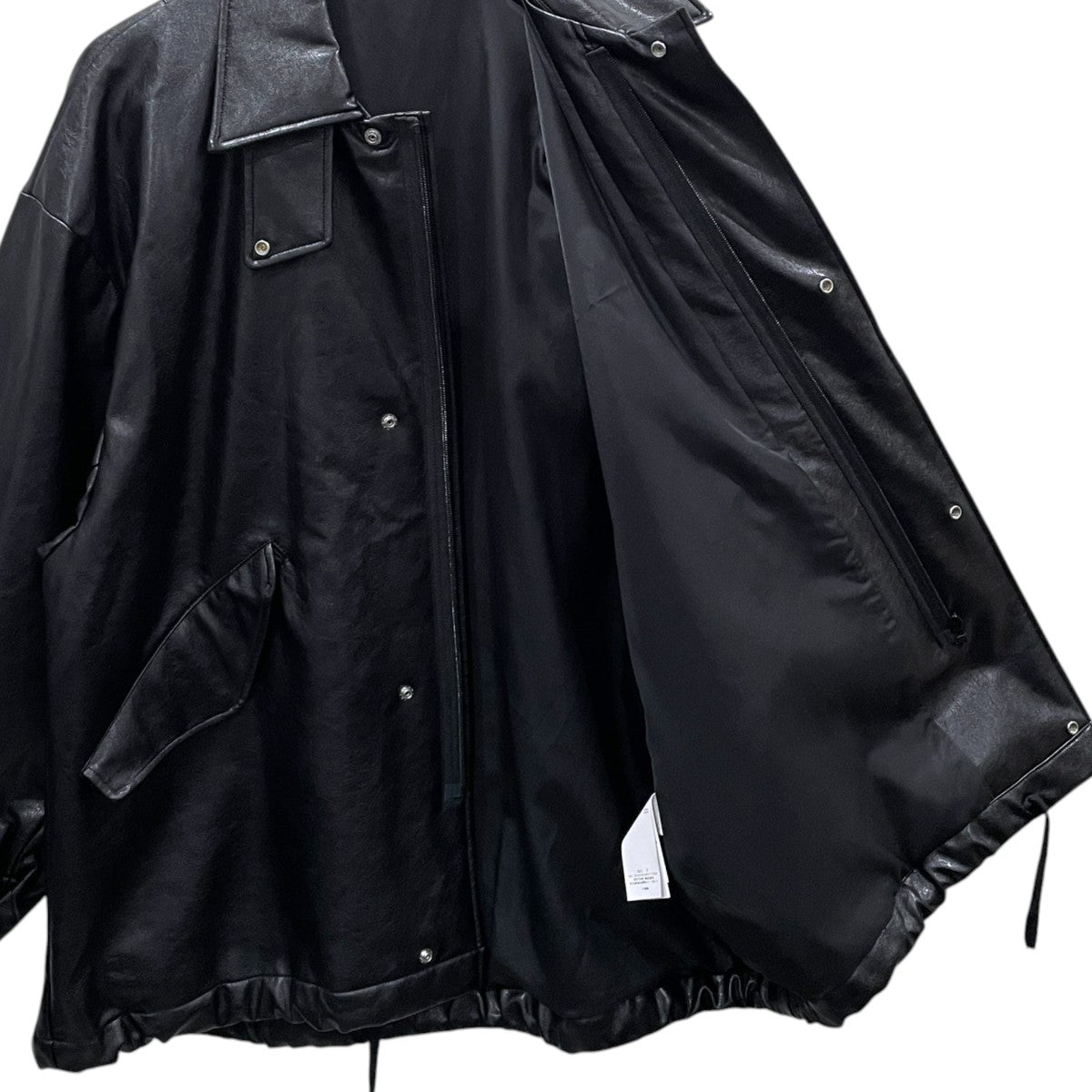 N．HOOLYWOOD×AMERI 24AW フェイクレザージャケット FAKE LEATHER JACKET 0224206611090 古着・中古-4枚目のアイテム画像