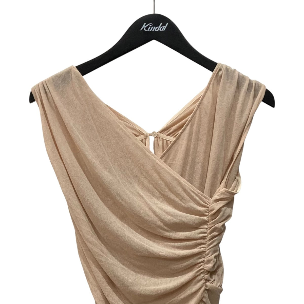 SHEER GATHERED SLEEVELESS TOPノースリーブトップスFTC2620407