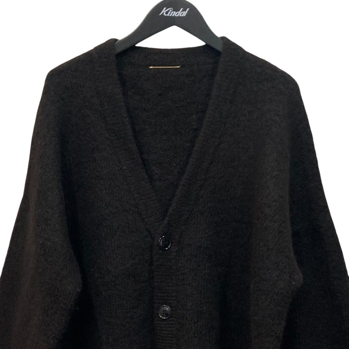 【定価4.2万】ドゥーズィエムクラス コットン カーディガン 黒 春夏 定価4.2万】ドゥーズィエムクラス コットン カーディガン 黒 春夏