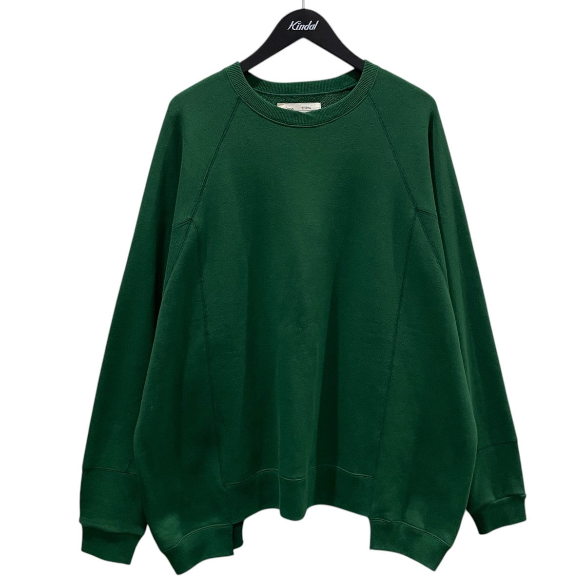 22AW スウェットトレーナー wide raglan sleeve sweat top ワイドラグランスリーブスウェットトップ