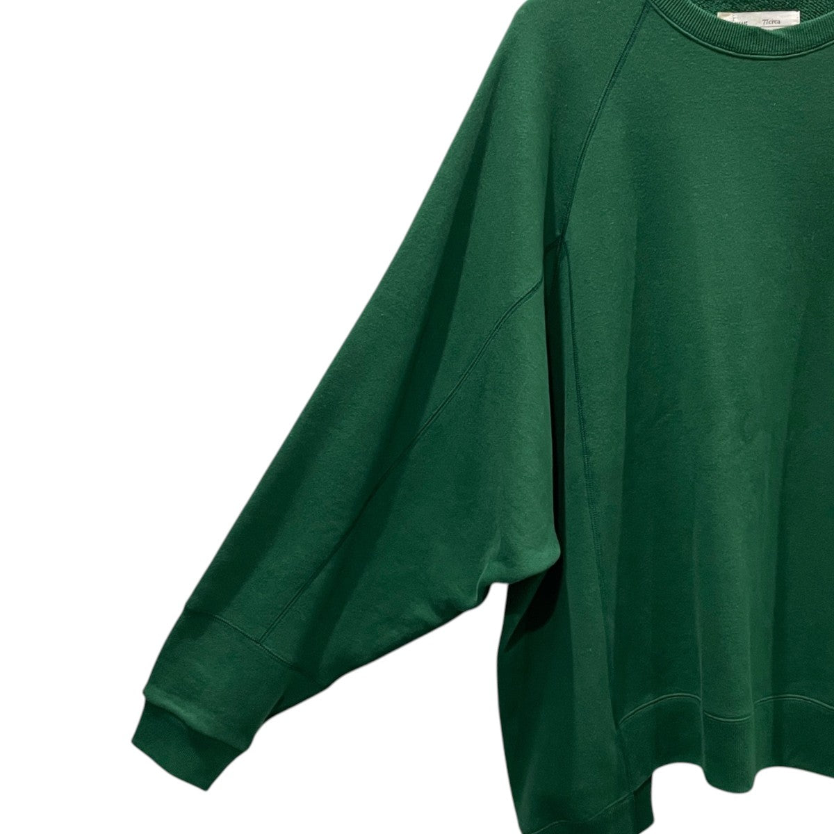 22AW スウェットトレーナー wide raglan sleeve sweat top ワイドラグランスリーブスウェットトップ