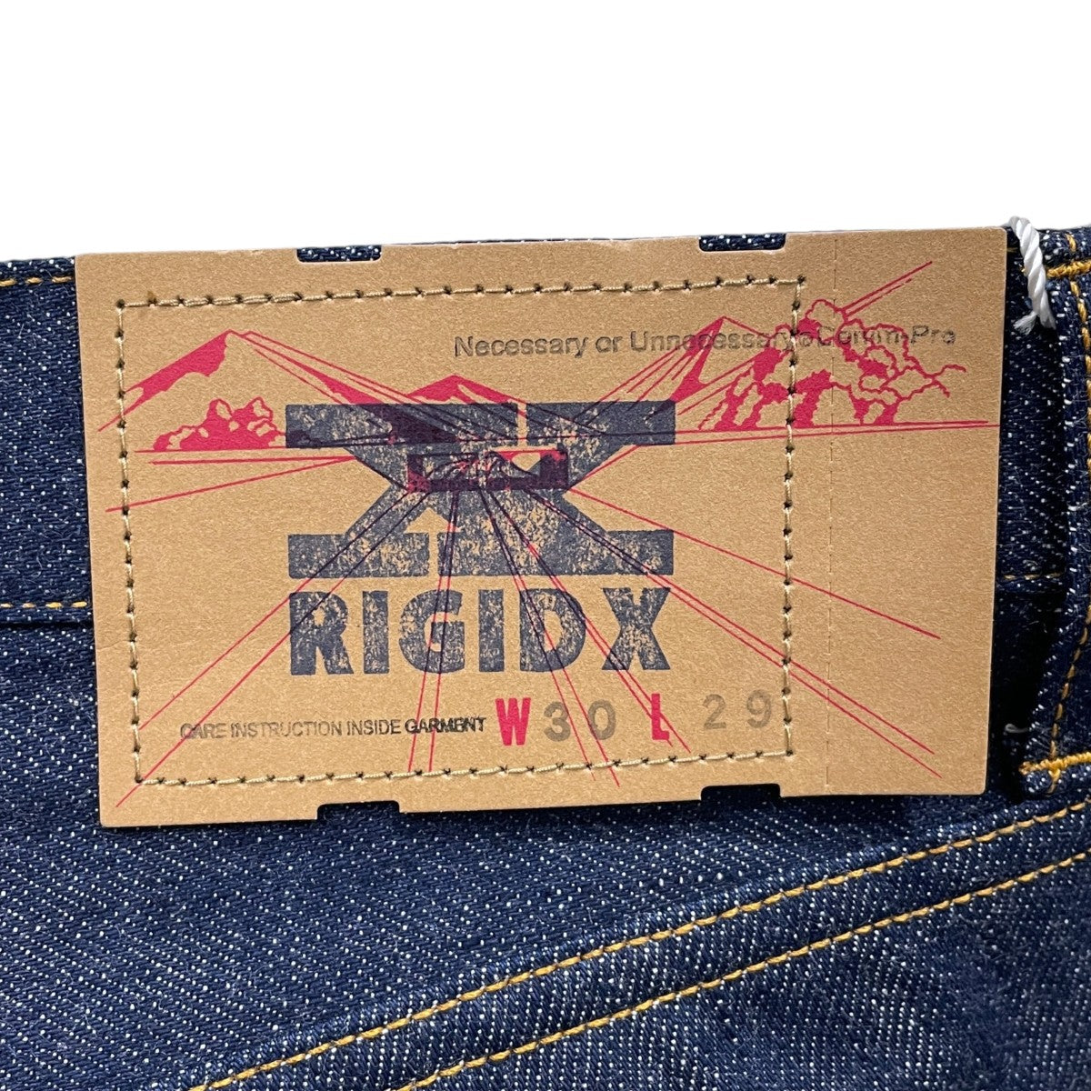 デニムパンツ UNIFORM FIT ユニフォーム フィット RIGID X リジッド エックス 90011696