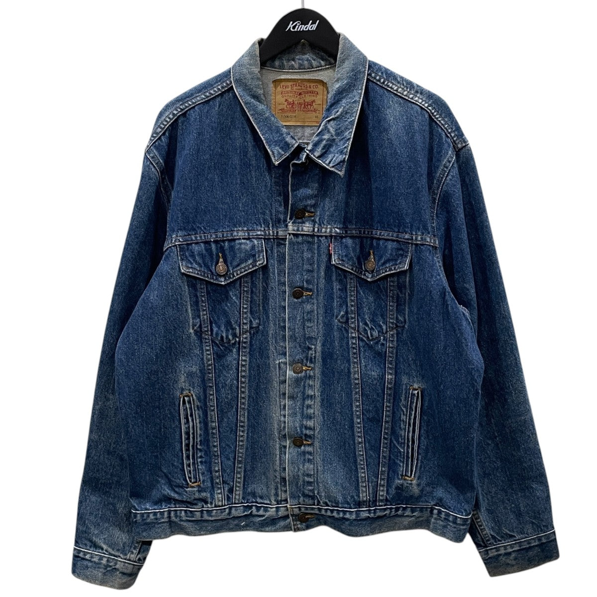 ロング丈デニムジャケット Denim Trucker Jacket 4th Type 71506-0216