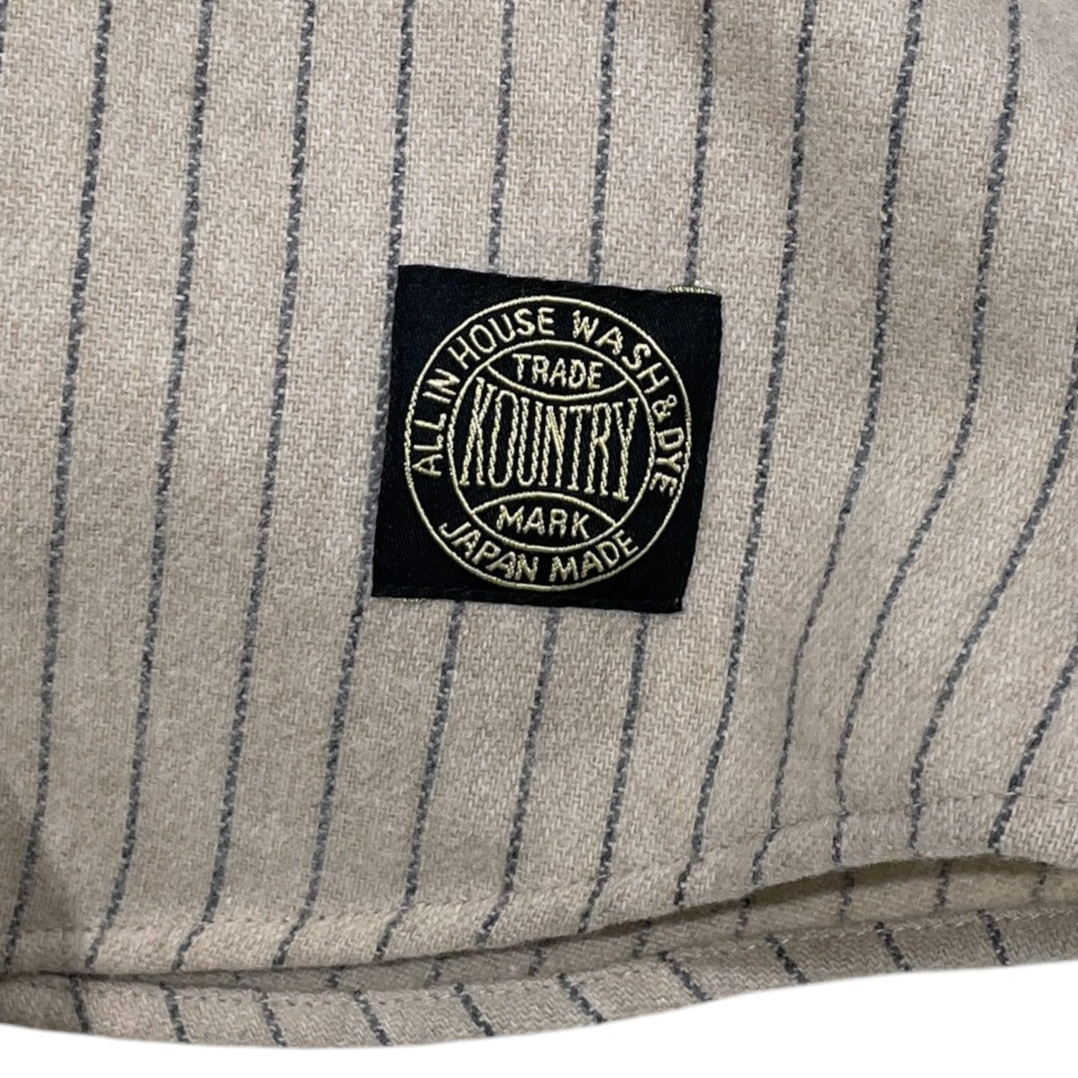 25AW ウールストライプ（細）GREAT WOMEN ベースボールシャツ Wool Stripe (Fine) GREAT WOMEN Baseball Shirt K2509SS047