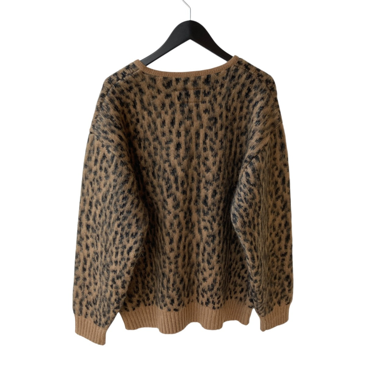 LEOPARD HEAVY MOHAIR CARDIGANカーディガン