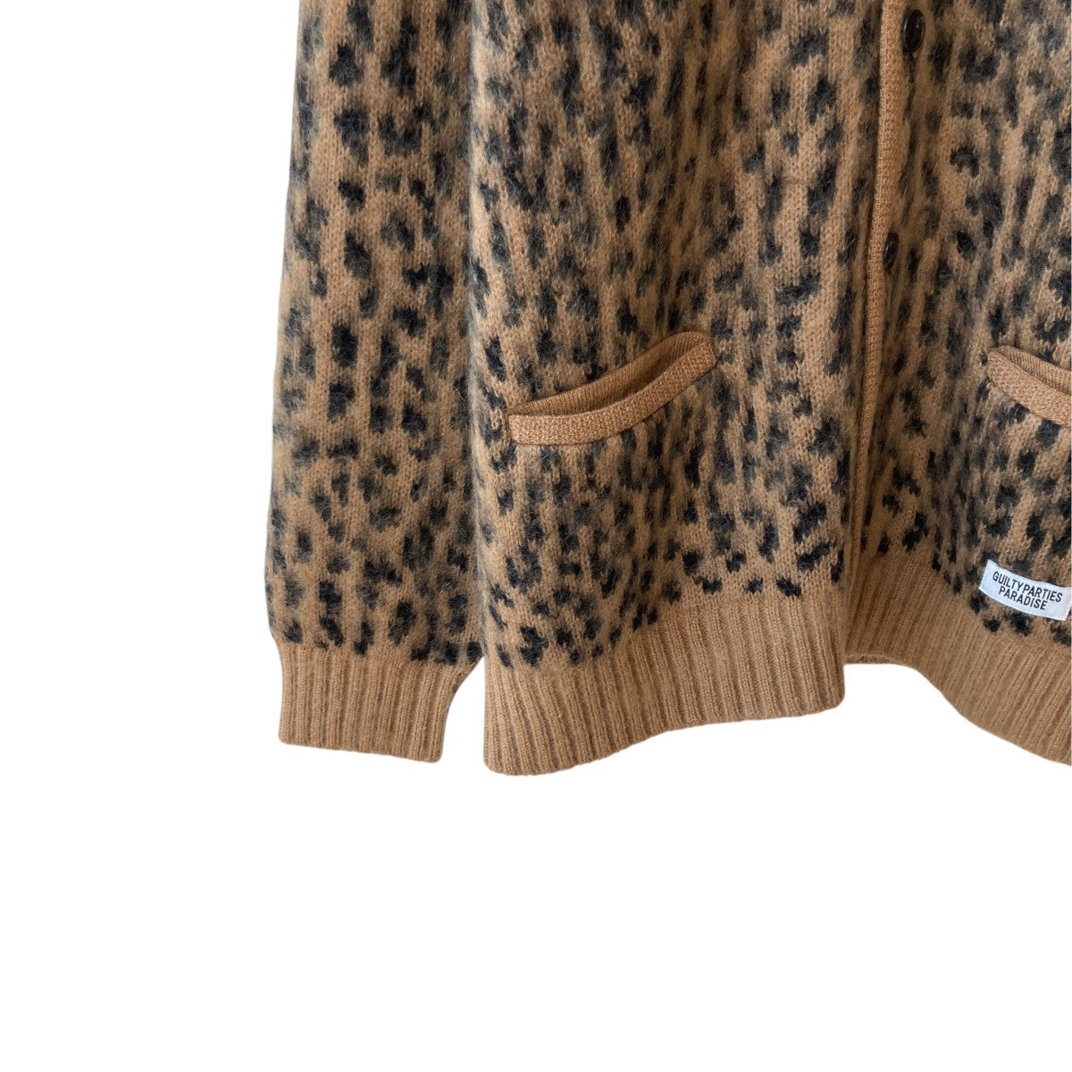 WACKO MARIA(ワコマリア) LEOPARD HEAVY MOHAIR CARDIGANカーディガン