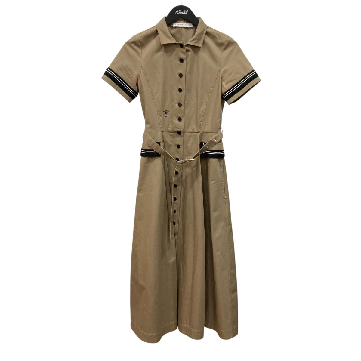 26SSMid-Length Flared Shirtdress半袖ワンピース617R33A3332