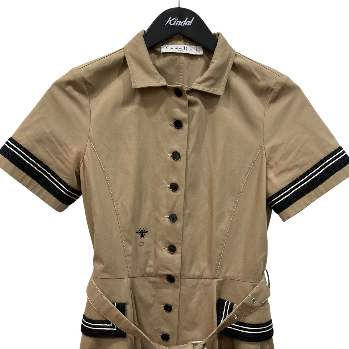 26SSMid-Length Flared Shirtdress半袖ワンピース617R33A3332