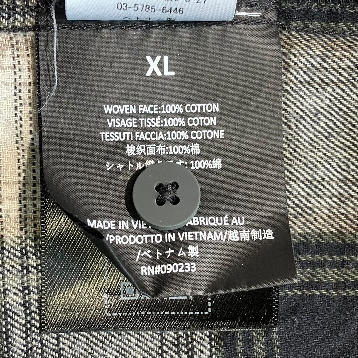 ALL VALLEY ESSENTIALS BUTTON UP SHIRTネルシャツ