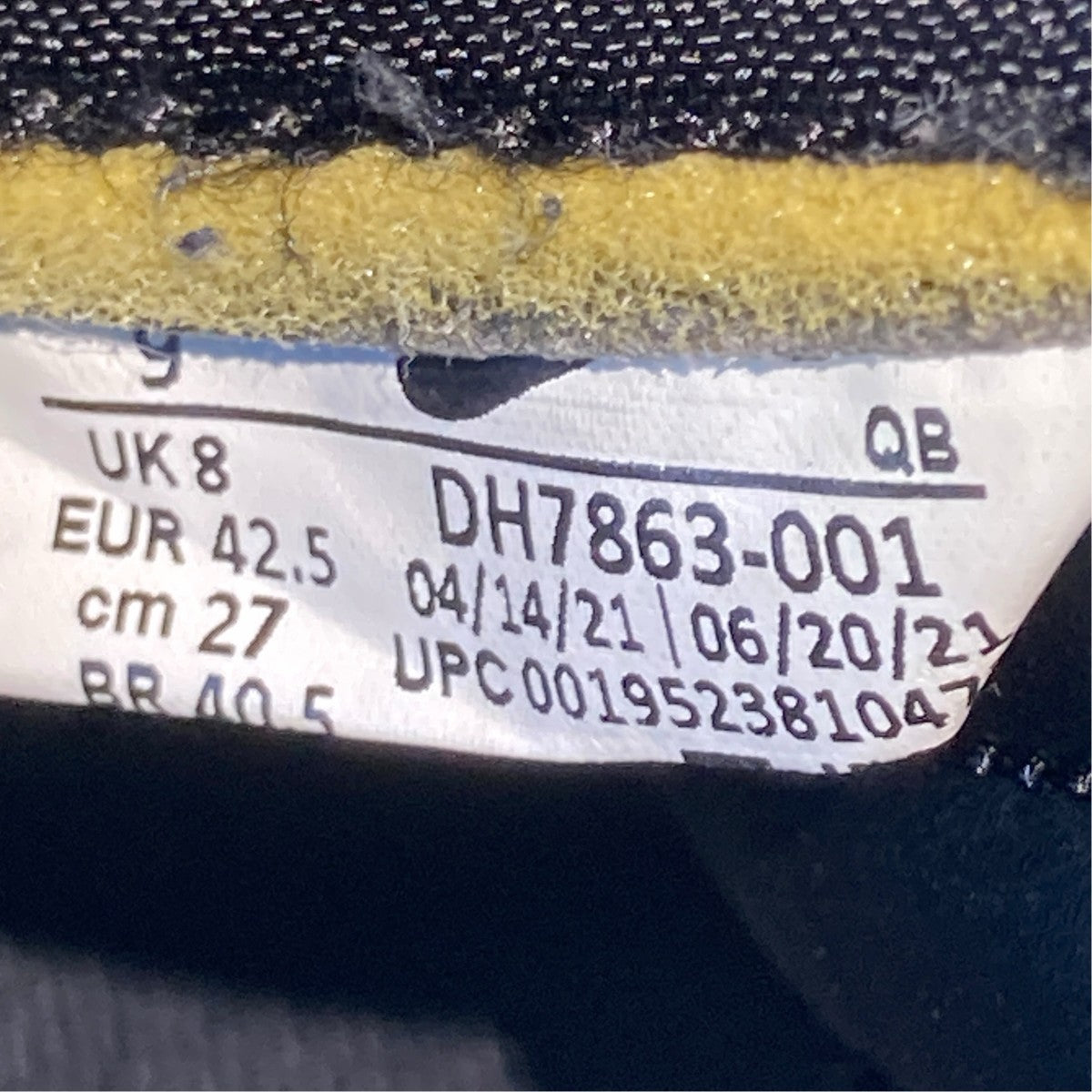 NIKE×OFFWHITE BLAZER LOW ’77スニーカーDH7863-001 古着・中古-6枚目のアイテム画像