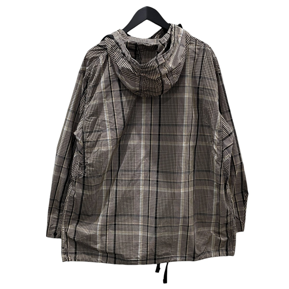 チェック柄フーデッドジャケット Sonor Shirt Jacket ソナーシャツジャケット
