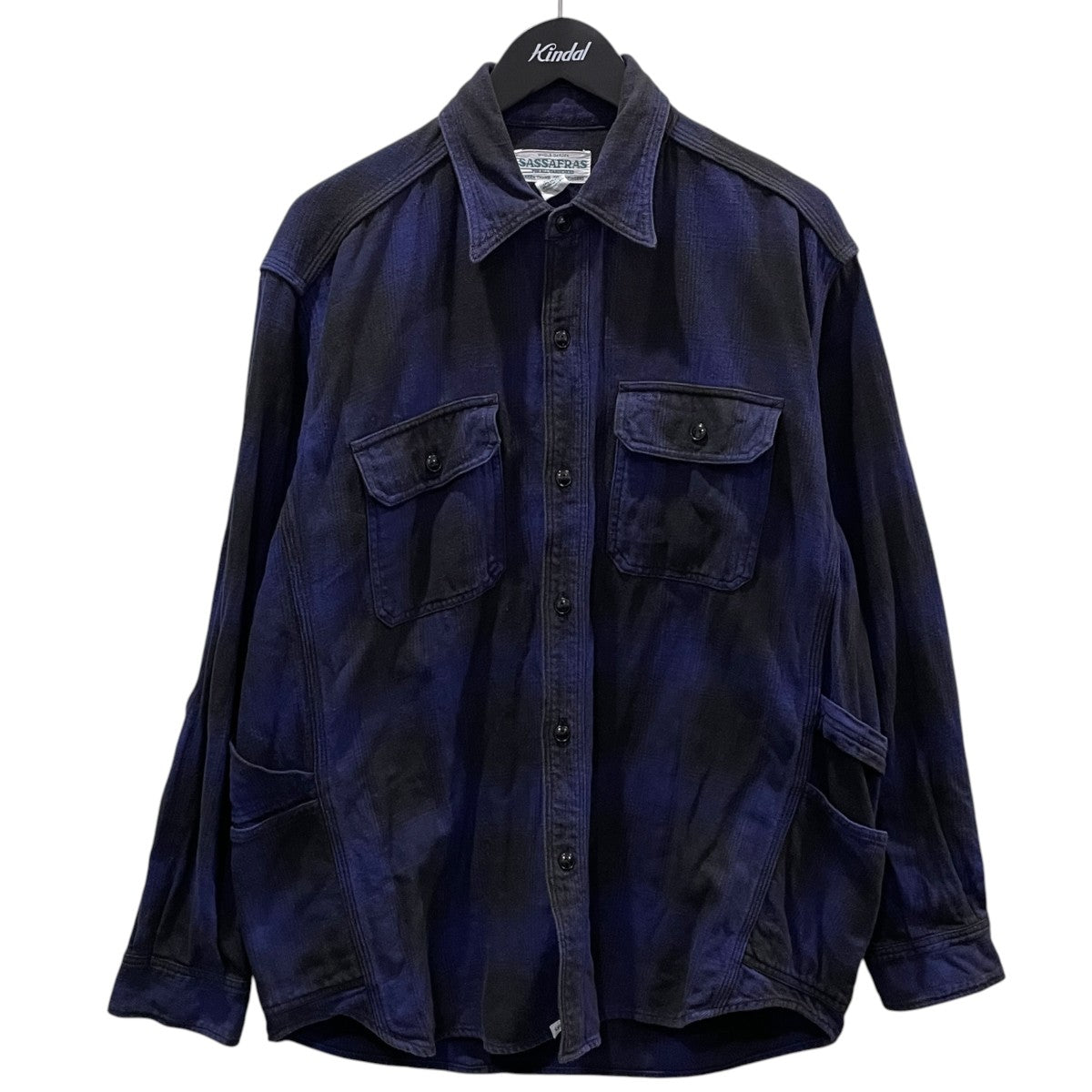 オンブレチェック柄シャツ GARDENER SHIRT(OMBRE CHECK) ガーデナーシャツ