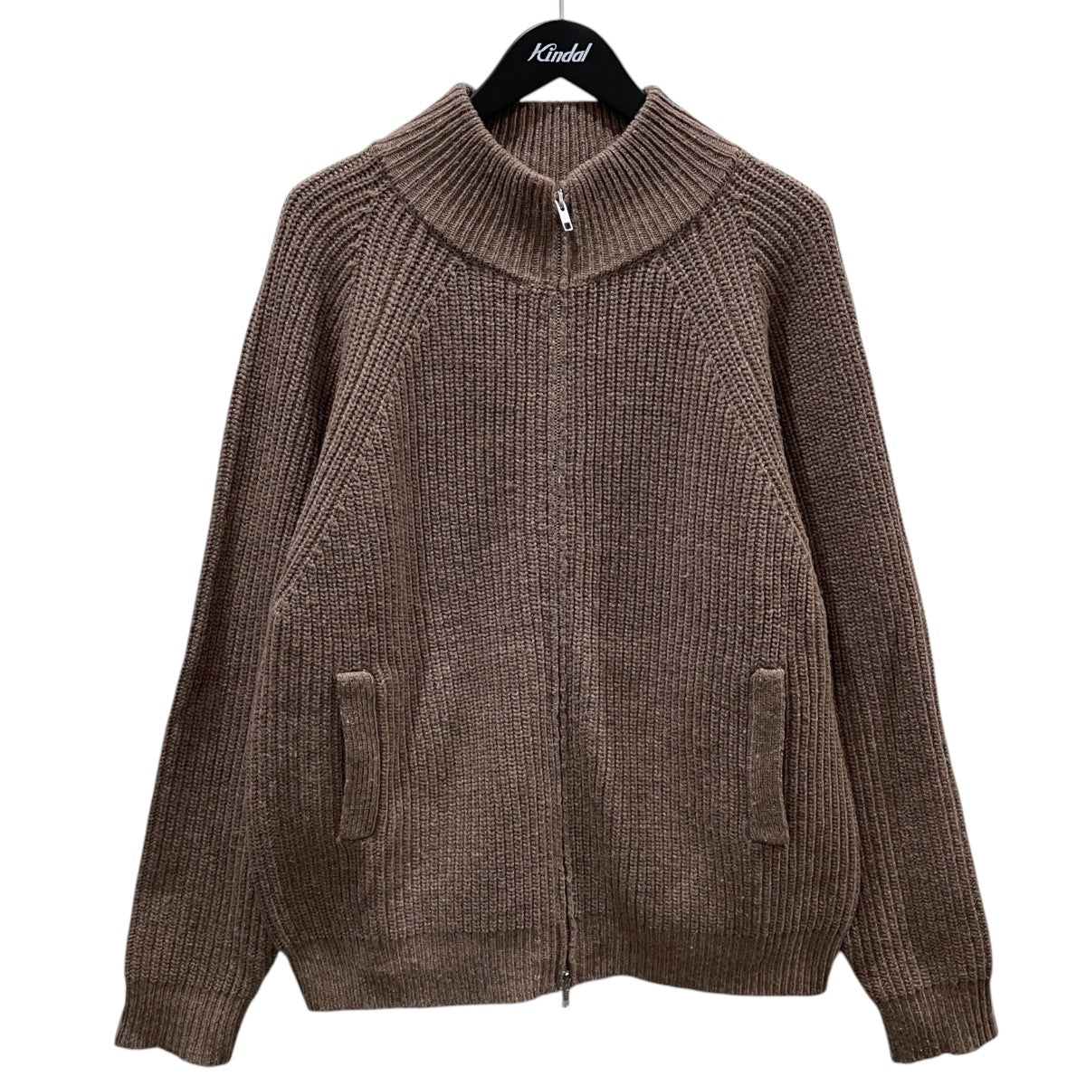 25AW エルボーパッチジップアップニットジャケット DRIVERS KNIT ドライバーズニット 253-91202
