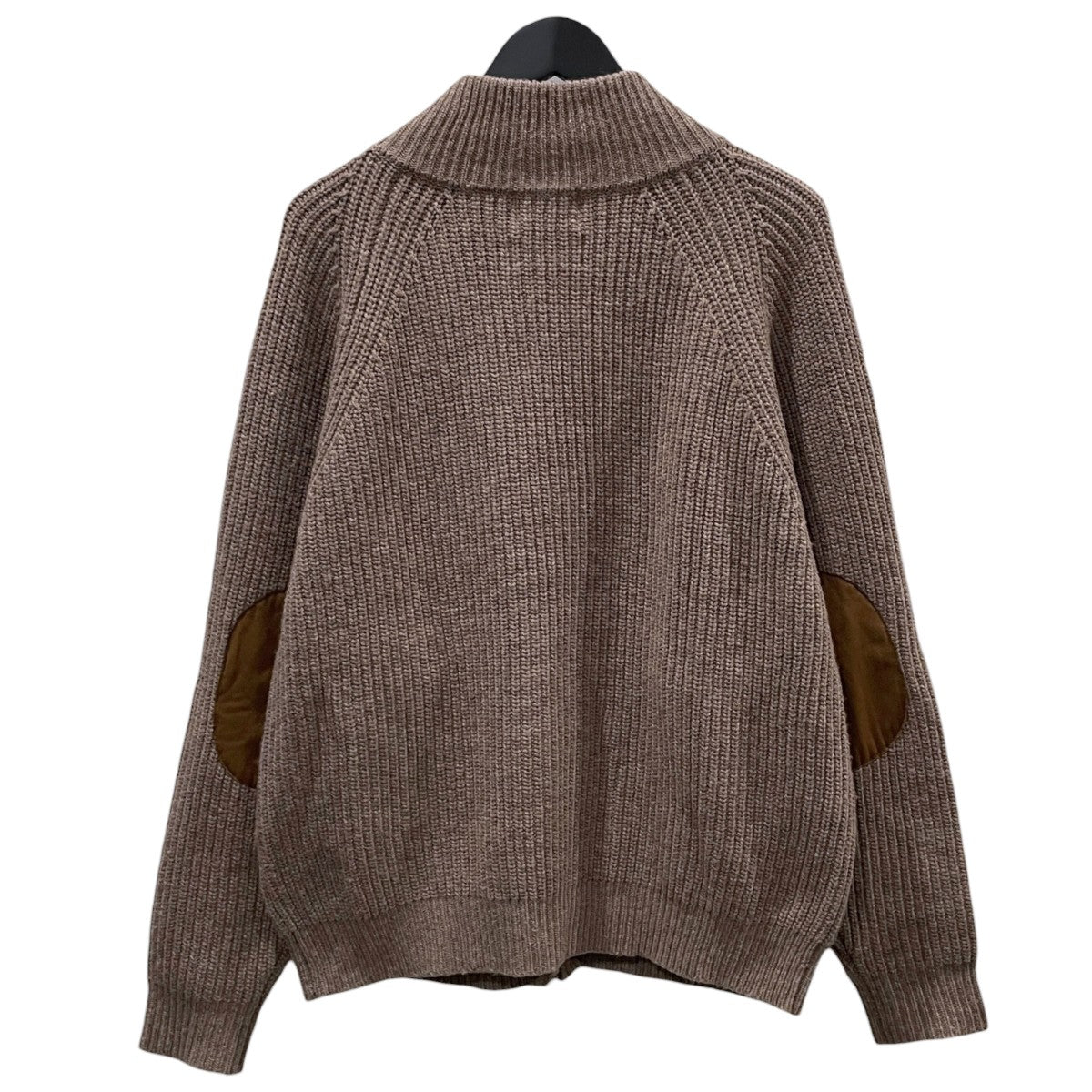 25AW エルボーパッチジップアップニットジャケット DRIVERS KNIT ドライバーズニット 253-91202