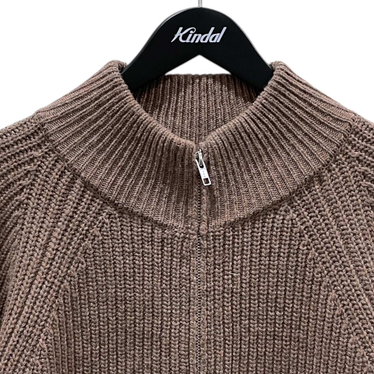 25AW エルボーパッチジップアップニットジャケット DRIVERS KNIT ドライバーズニット 253-91202