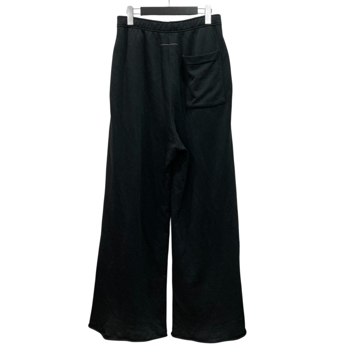 Wide leg cotton jersey pants with patch detailスウェットパンツSH0KA0013