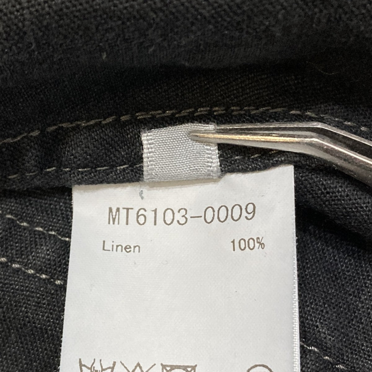 26AWWORK JACKET LINEN ドゥルンジャケットMT6103-0009