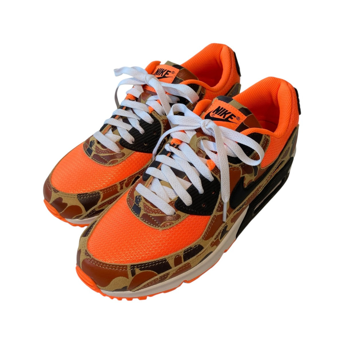 Air Max 90 Orange CamoローカットスニーカーCW4039-800