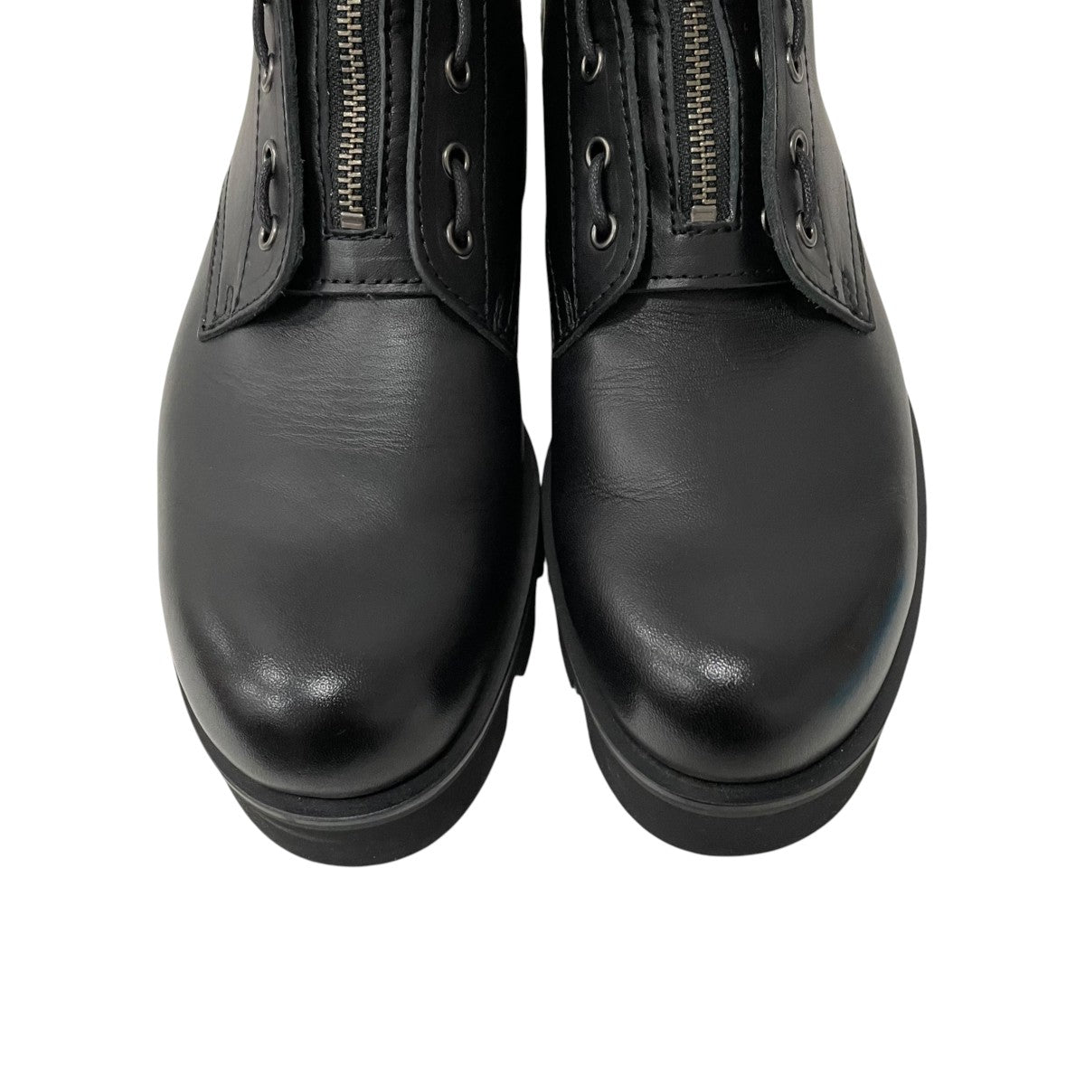 CENTER ZIP BOOTS with Chunky SoleブーツPU8054-1141-23A