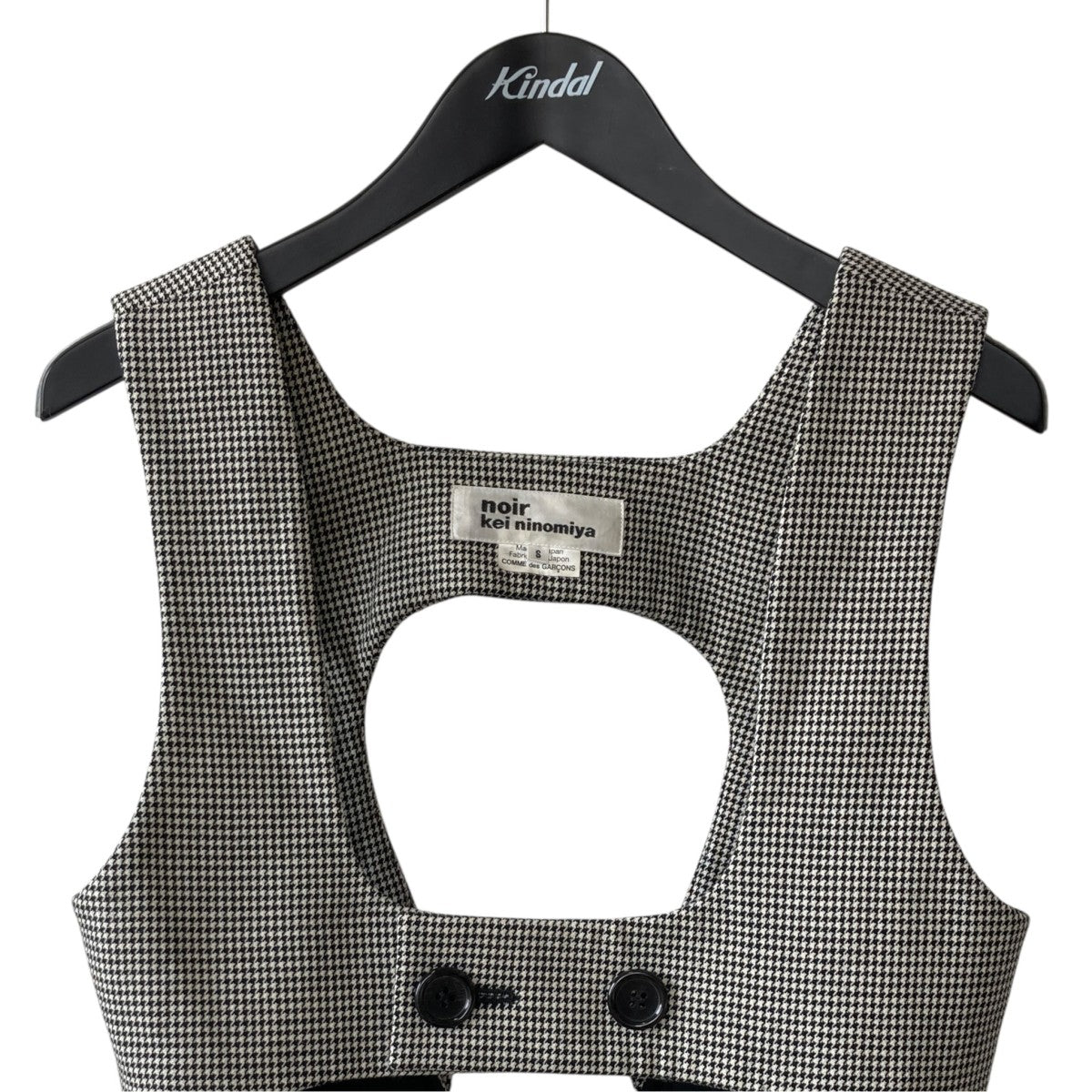 noir kei ninomiya ジレ3K-V001 古着・中古-2枚目のアイテム画像