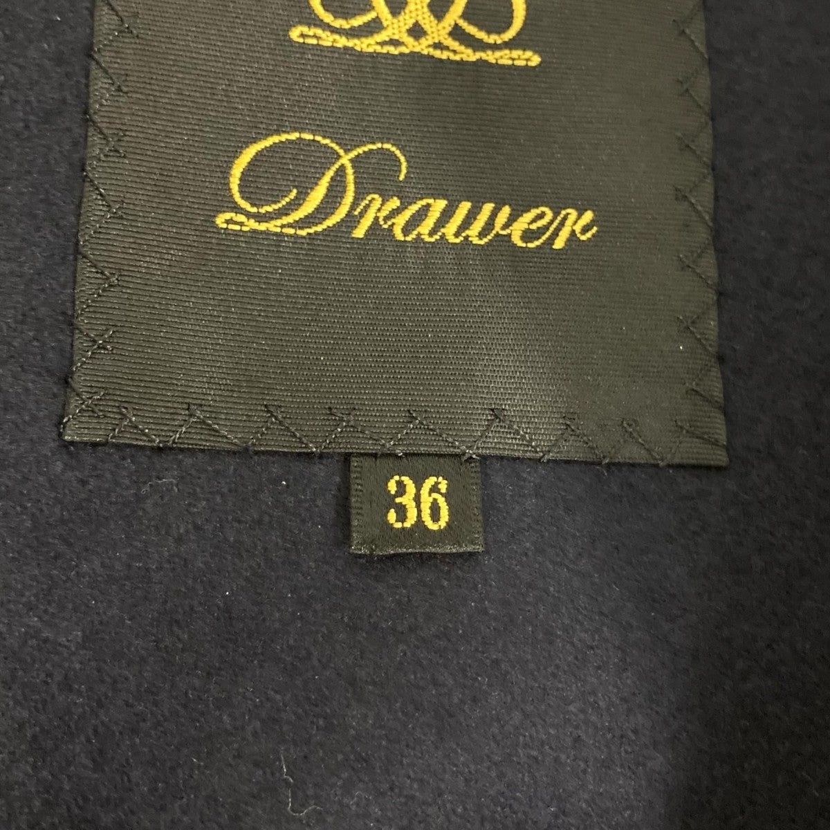 Drawer サキソニーラウンドネックジャケット6522-299-0571 古着・中古-6枚目のアイテム画像