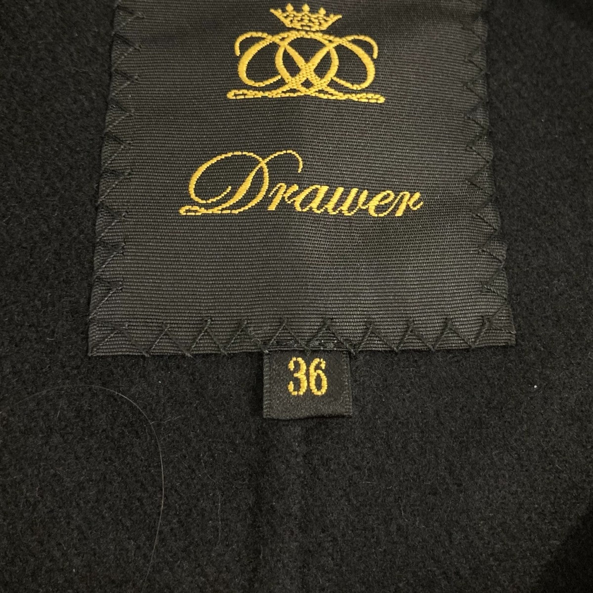 Drawer ノーカラーコート6525-234-0681 古着・中古-7枚目のアイテム画像