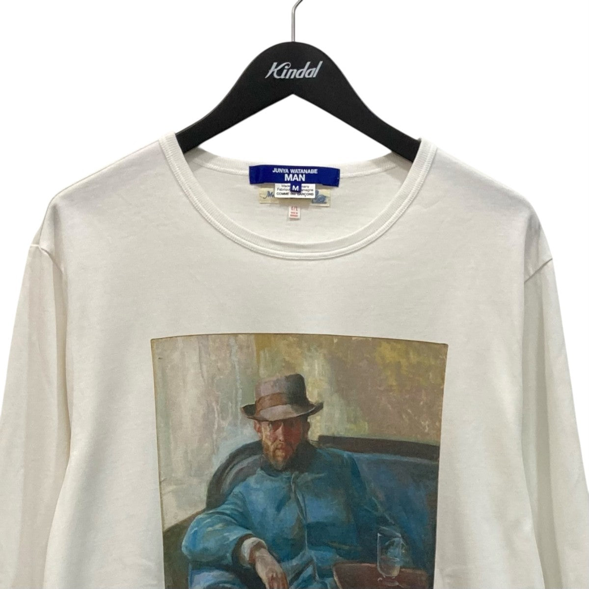 JUNYA WATANABE MAN 26SS綿天竺 製品プリント Merz b． SchwanenロングカットソーWQ-T001 古着・中古-2枚目のアイテム画像
