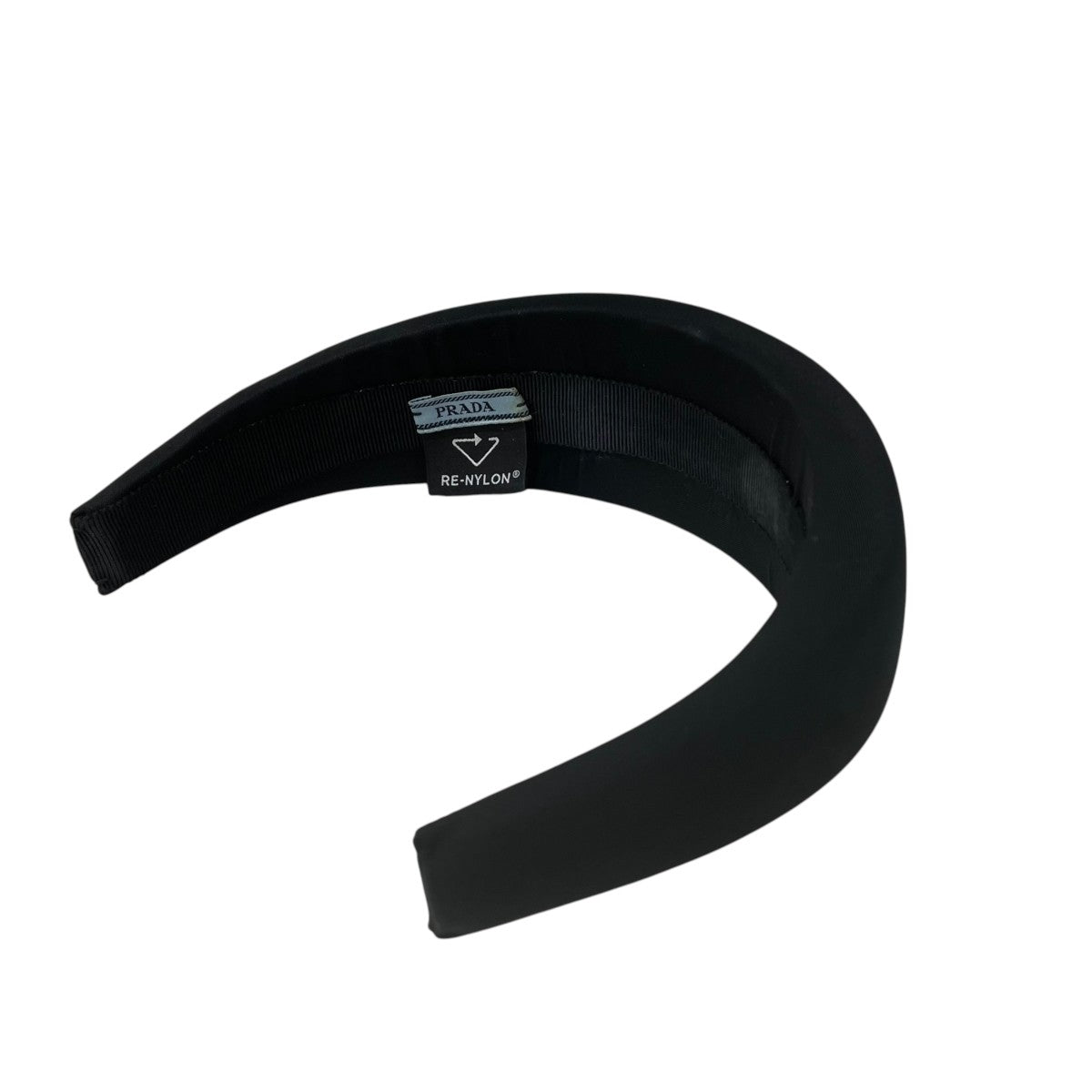 PRADA RE-NYLON トライアングルロゴカチューシャ 古着・中古-3枚目のアイテム画像