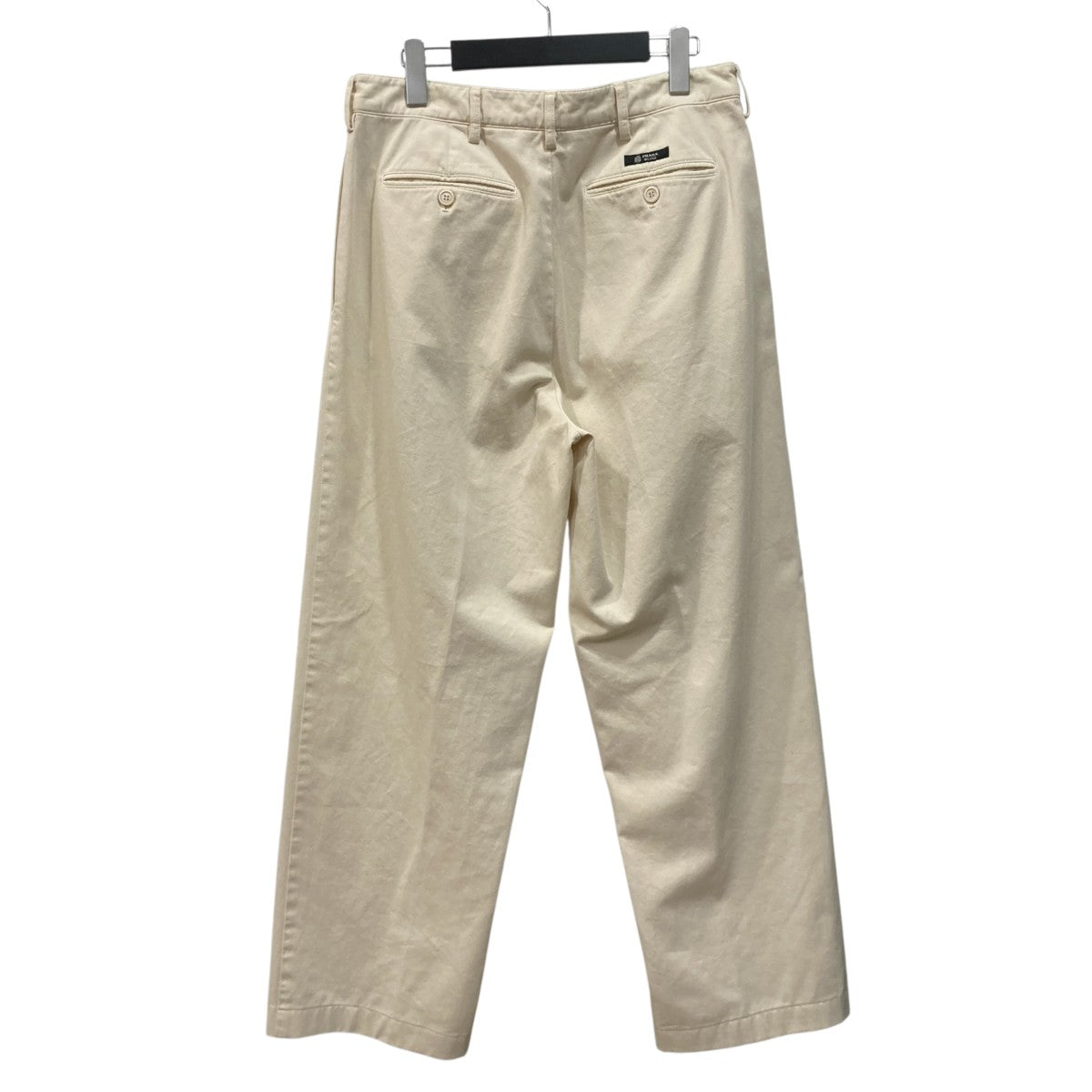 PRADA 26SSワイドレッグコットンパンツUP0434 古着・中古-2枚目のアイテム画像