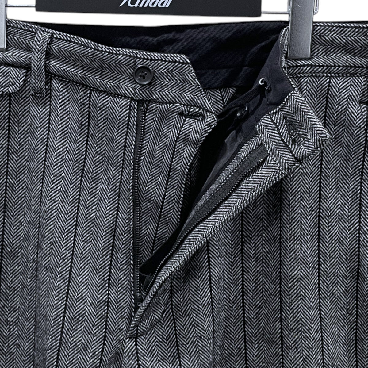 Engineered Garments 23AW ヘリンボーン柄ウールパンツ Officer Pant - Wool Striped HB オフィサーパンツ ウールストライプドヘリンボーン RV265 古着・中古-3枚目のアイテム画像