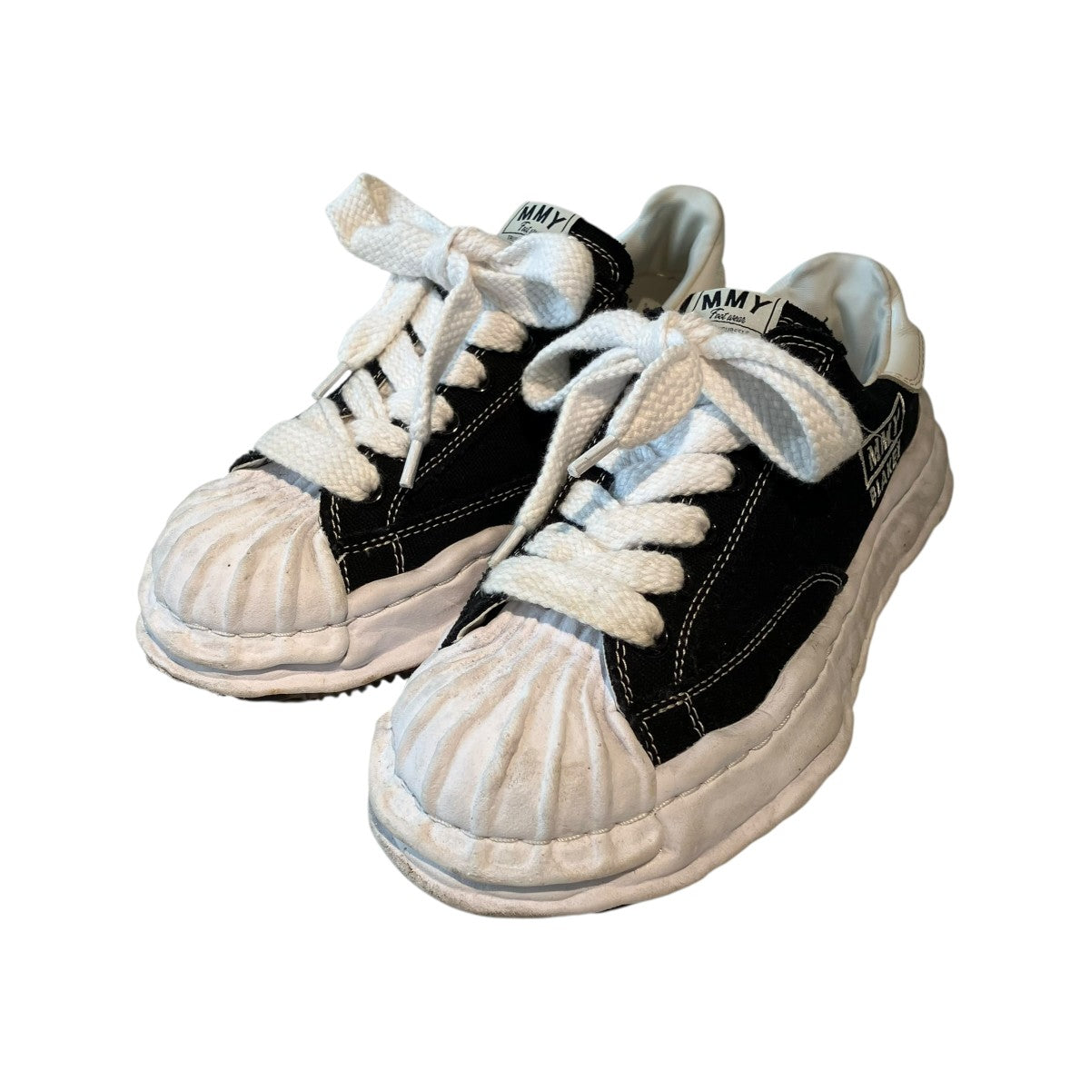 MIHARA YASUHIRO BLAKEY OG Sole Canvas Low-top SneakersスニーカーA08FW735 古着・中古-1枚目のアイテム画像
