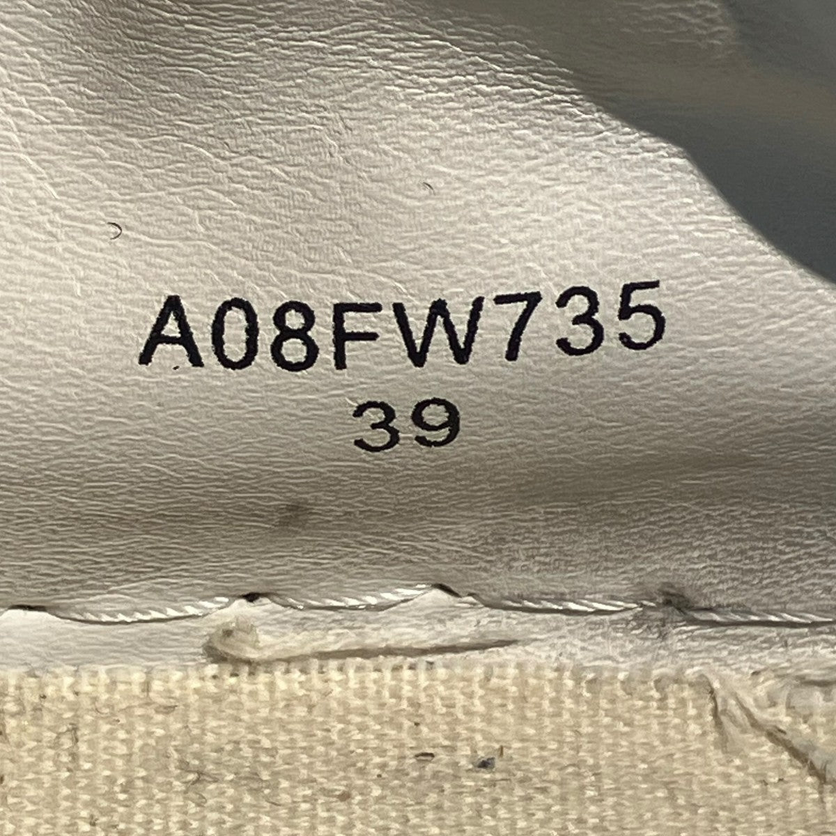 MIHARA YASUHIRO BLAKEY OG Sole Canvas Low-top SneakersスニーカーA08FW735 古着・中古-6枚目のアイテム画像
