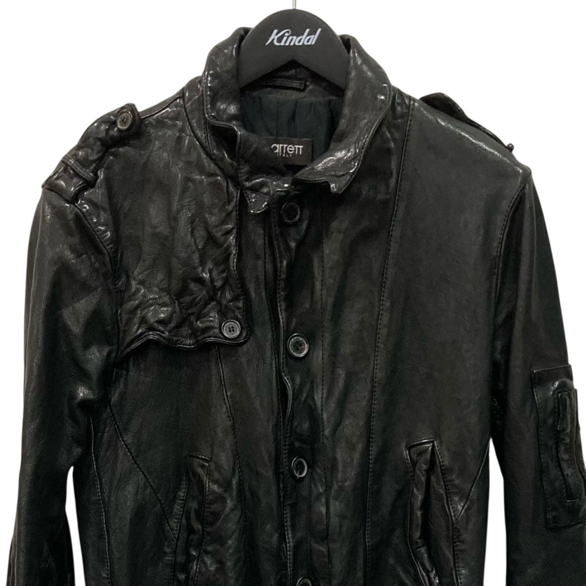 NEIL BARRETT(ニールバレット) レザーコート ブラック サイズ XS