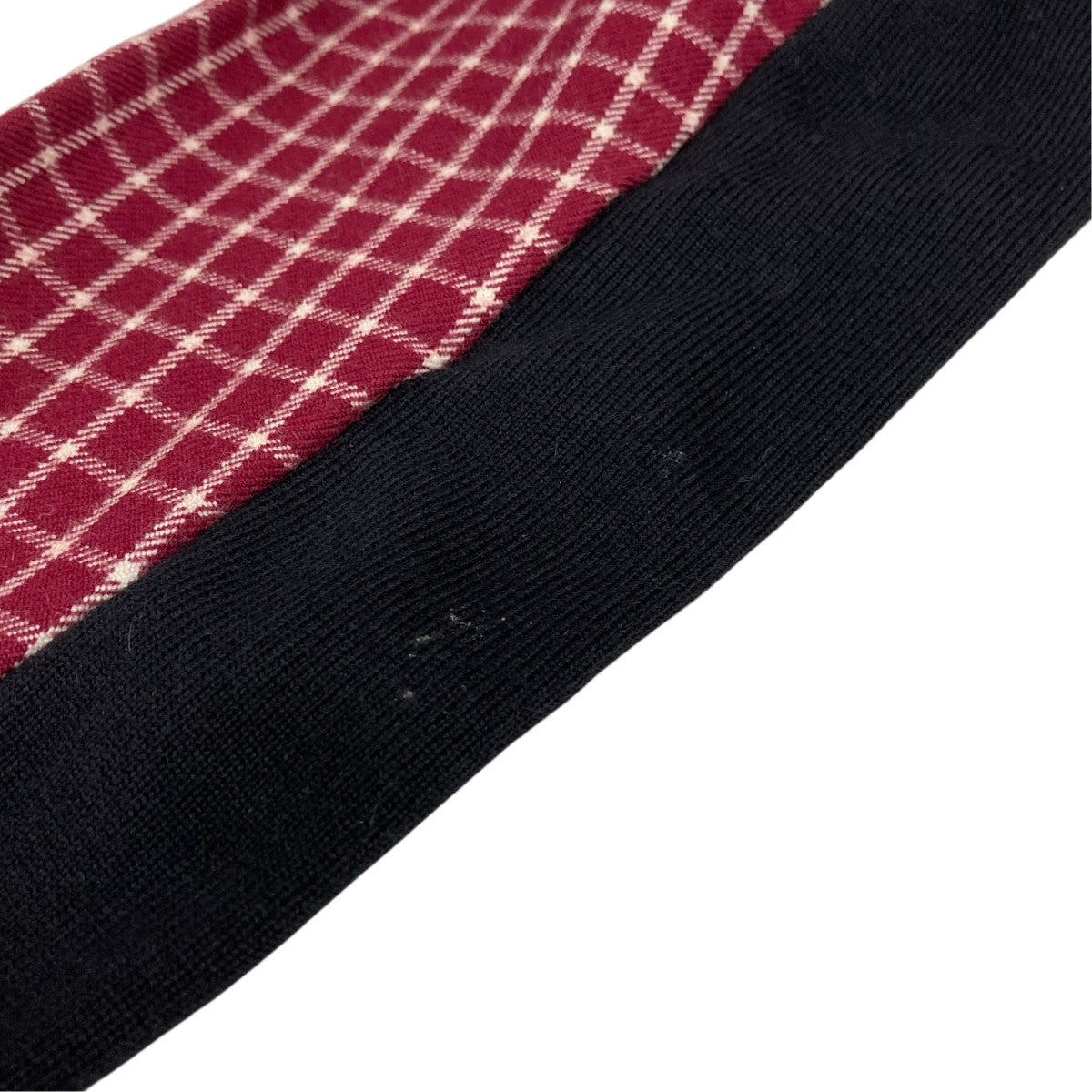 チェッククルーネックニットRW142W F6BL07UEP