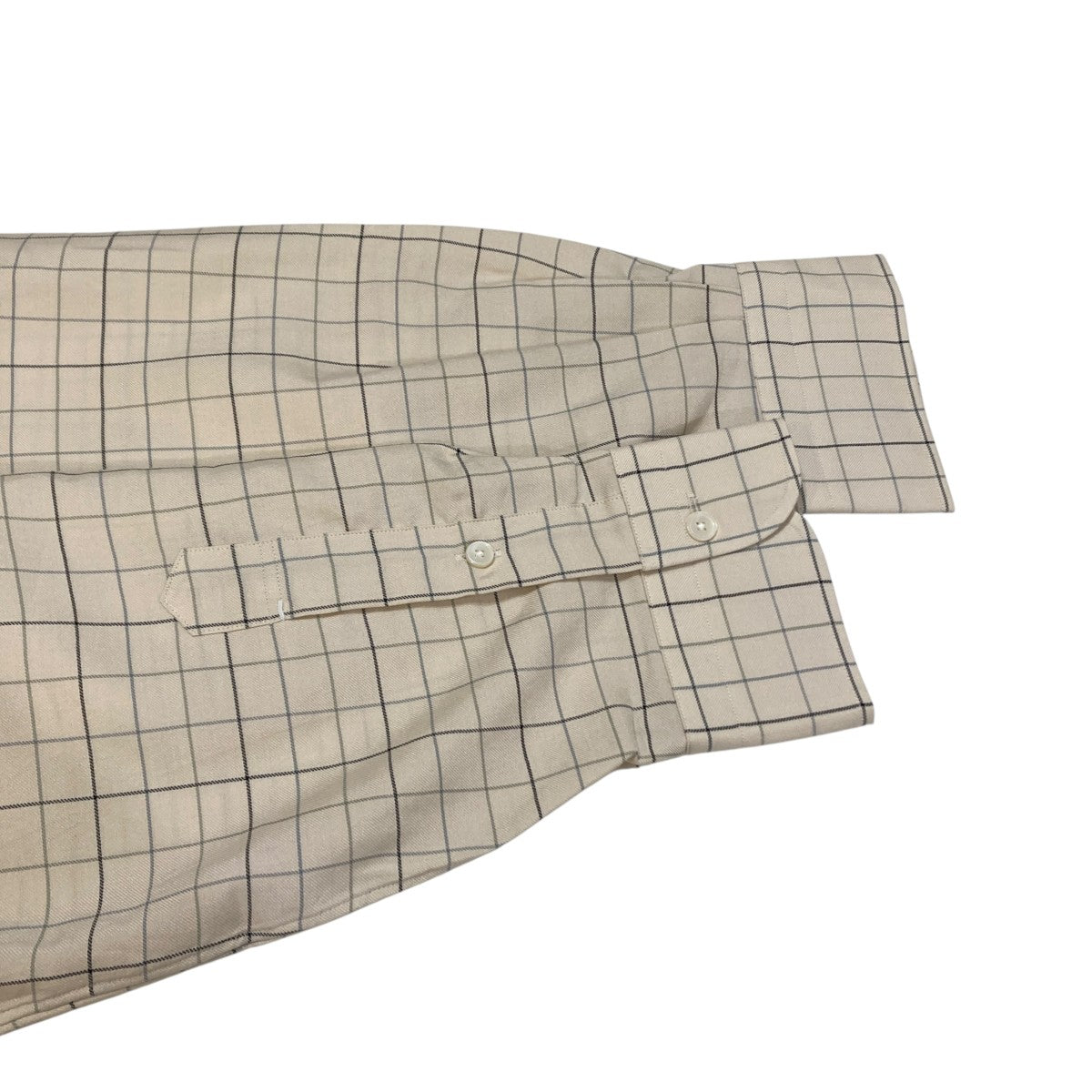 MAATEE＆SONS 26AWshort ponit shirts C S TATTERSALLチェック長袖シャツMT6303-0602B 古着・中古-4枚目のアイテム画像