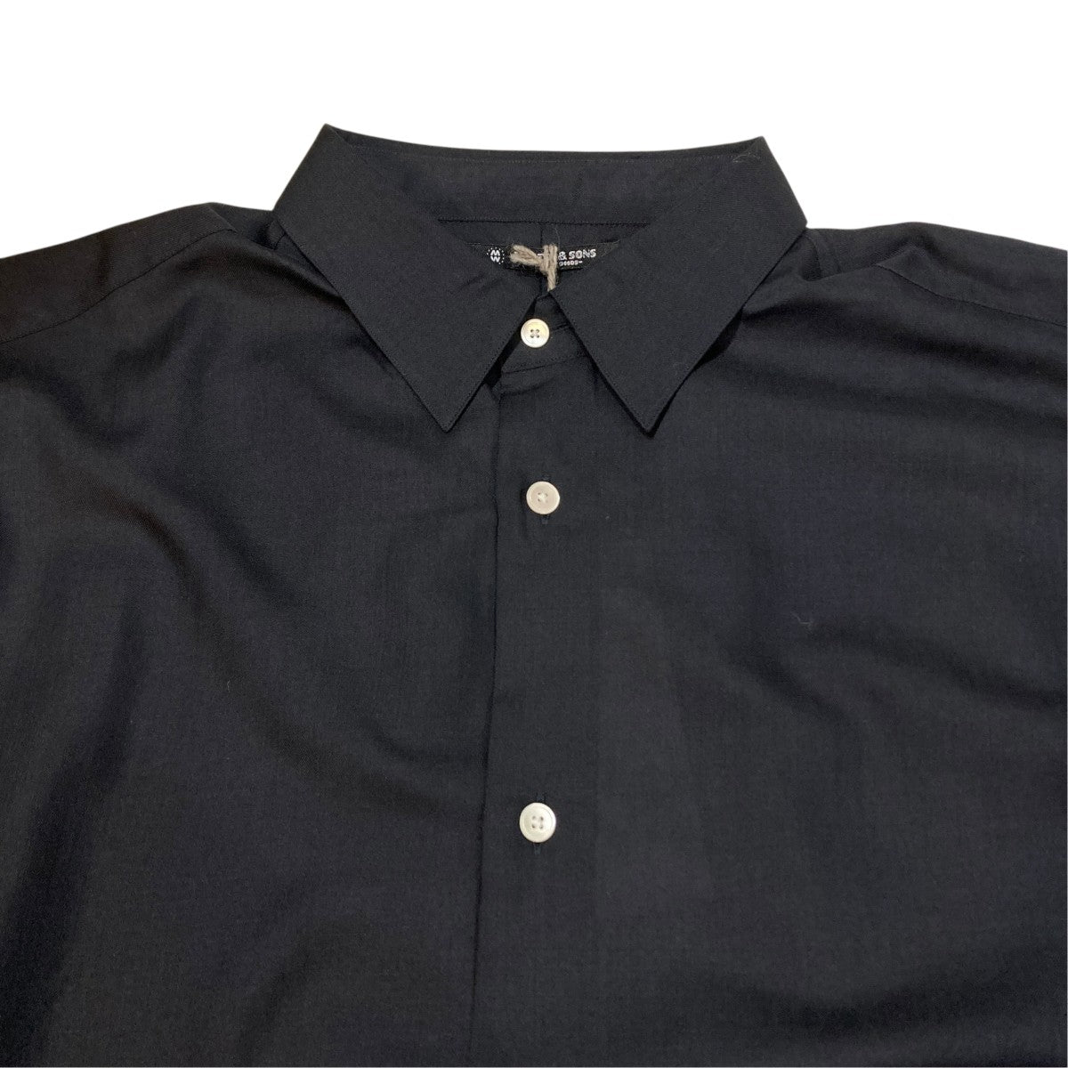 MAATEE＆SONS 26AWshort ponit shirts 改HWOOL長袖シャツMT6303-0602A 古着・中古-3枚目のアイテム画像