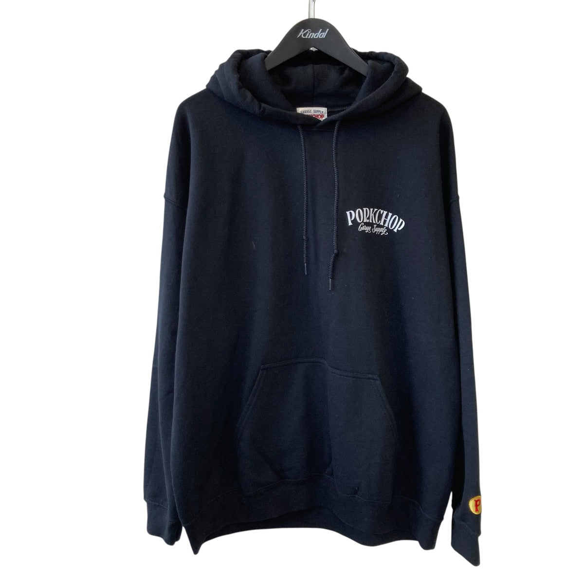 PORKCHOP GARAGE SUPPLY プルオーバーパーカー 古着・中古-1枚目のアイテム画像