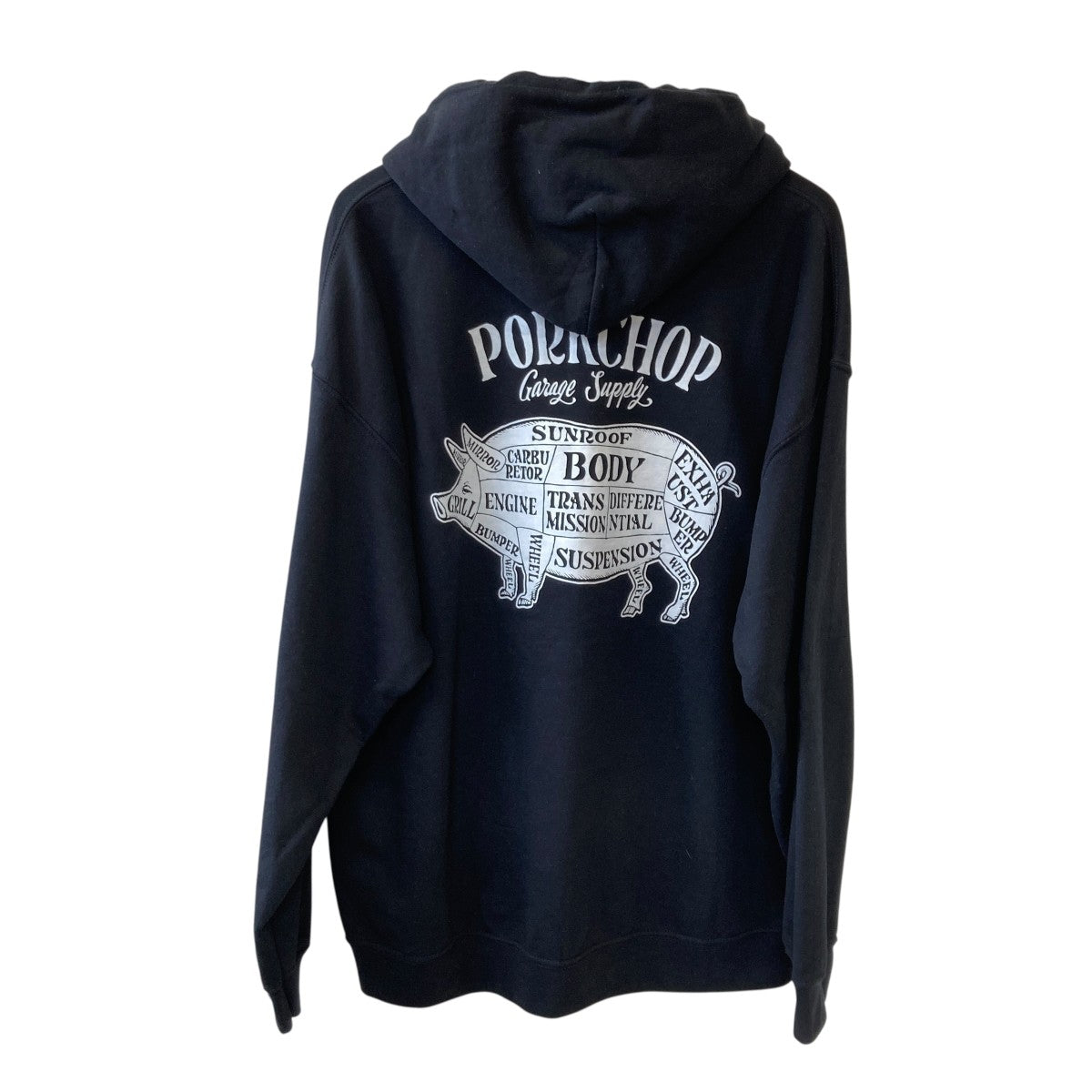 PORKCHOP GARAGE SUPPLY プルオーバーパーカー 古着・中古-2枚目のアイテム画像