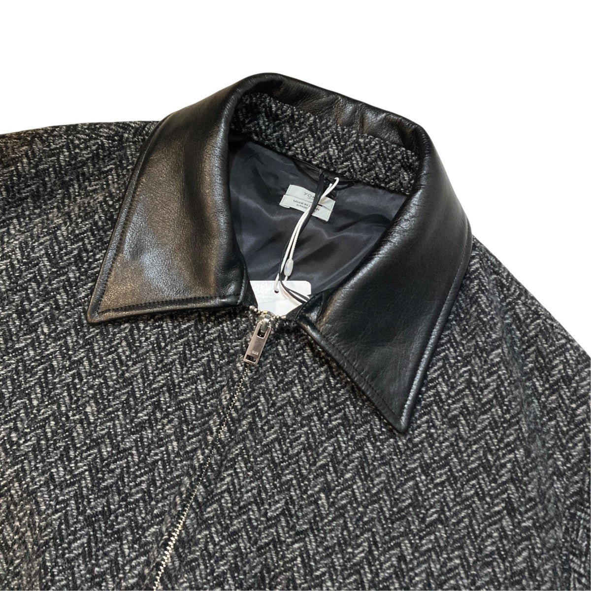 Herringborn Tweed Zip BlousonブルゾンYK26FW01314B