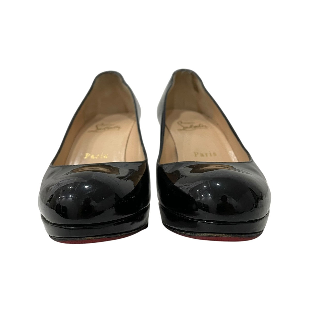 Christian Louboutin エナメルハイヒール　黒 36 Christian Louboutin(クリスチャンルブタン) エナメルハイヒール