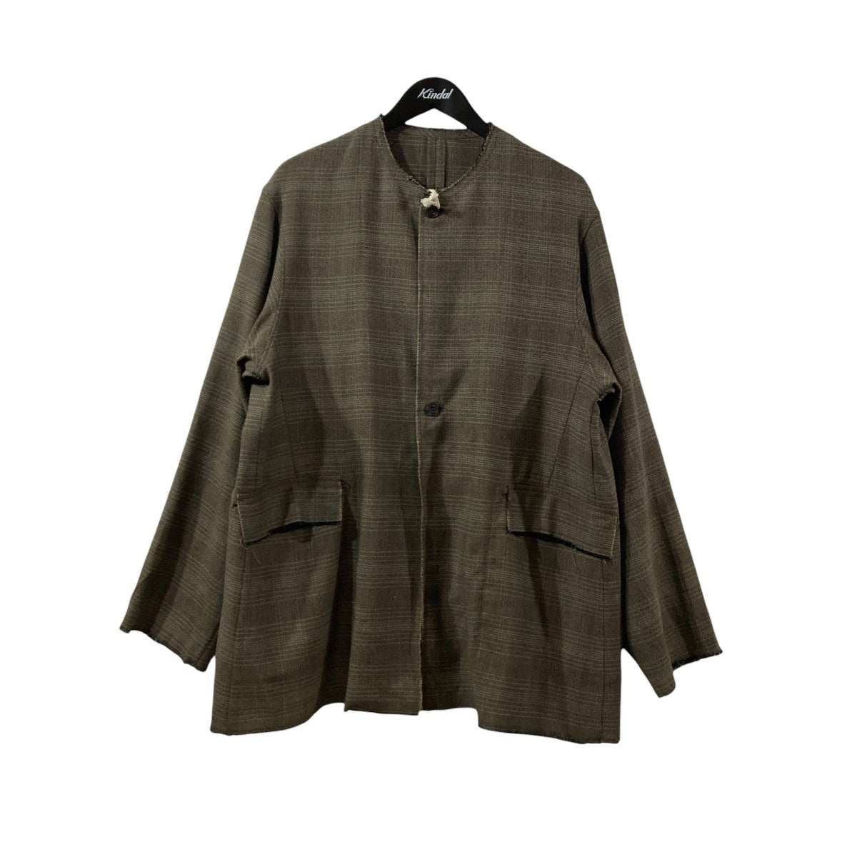 26SSARTIST JACKETノーカラージャケットMT6103-0007A