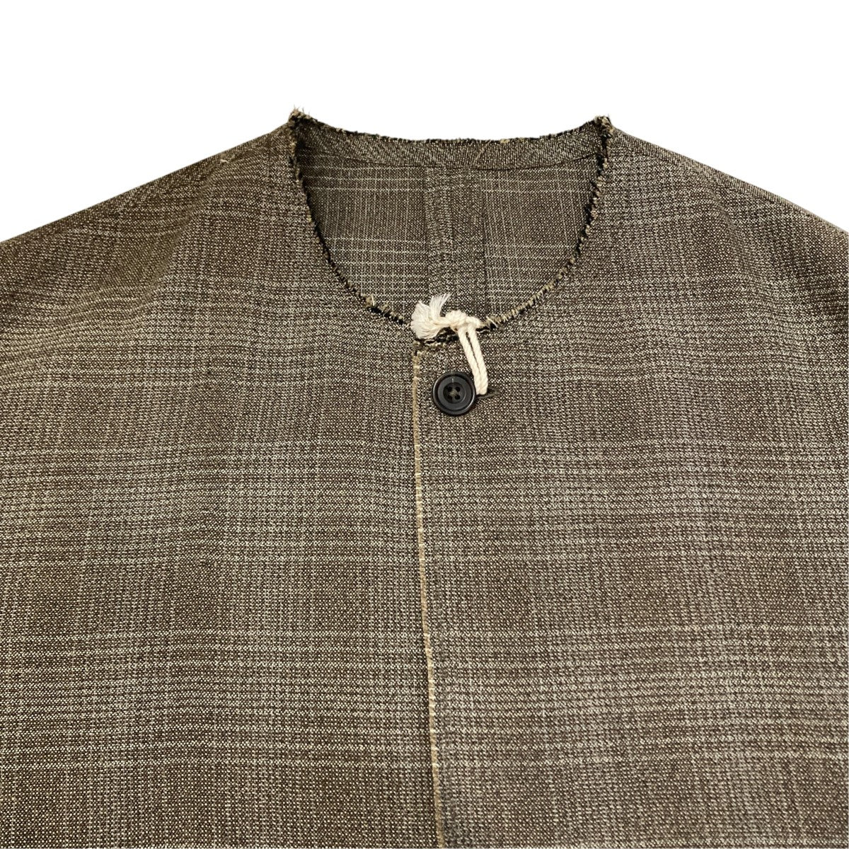 26SSARTIST JACKETノーカラージャケットMT6103-0007A
