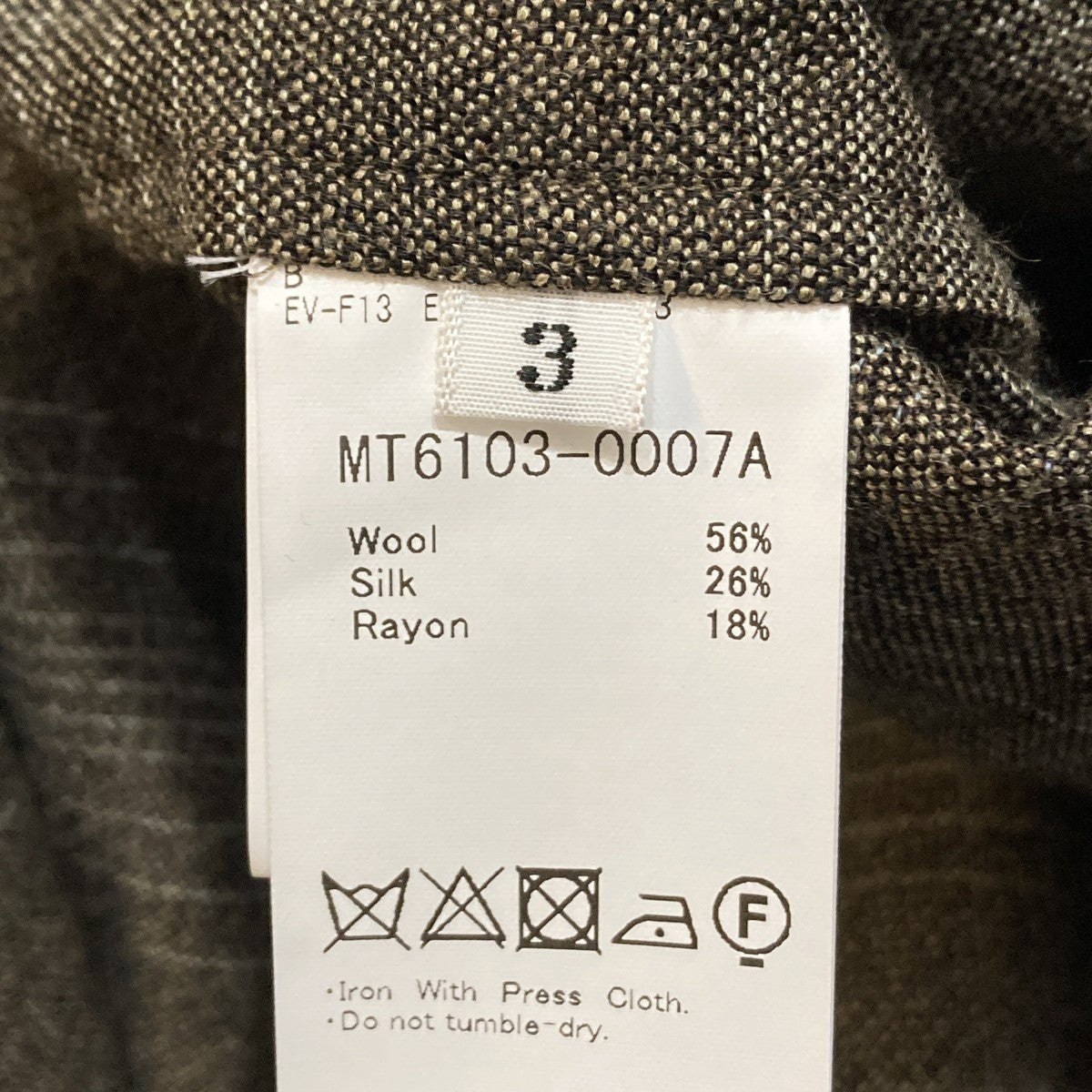 26SSARTIST JACKETノーカラージャケットMT6103-0007A